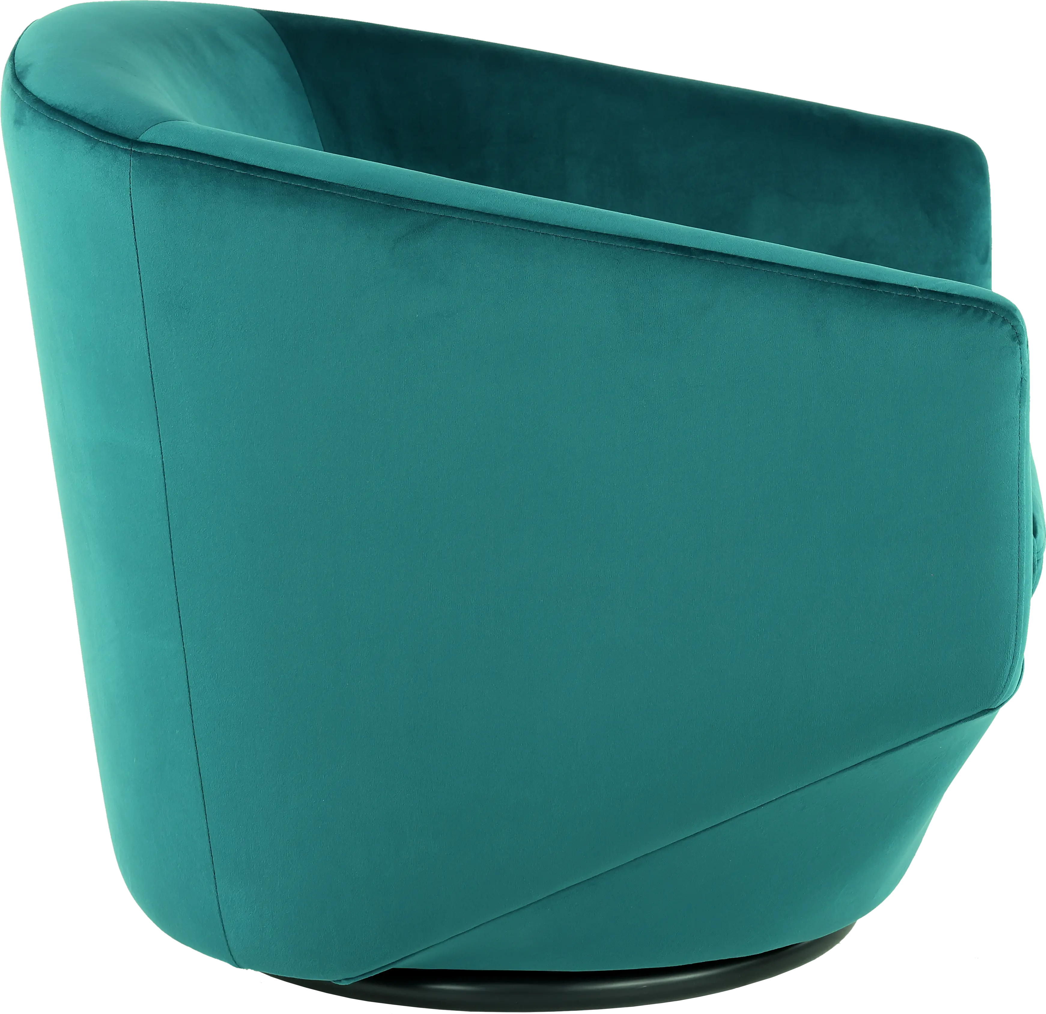 Jewel Velvet Emerald Swivel Accent Chair-6