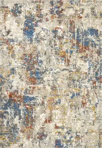 LAN-03/8X11/LANDSCAP Landscape 8 x 10 Taupe Multi-Colored Area Rug