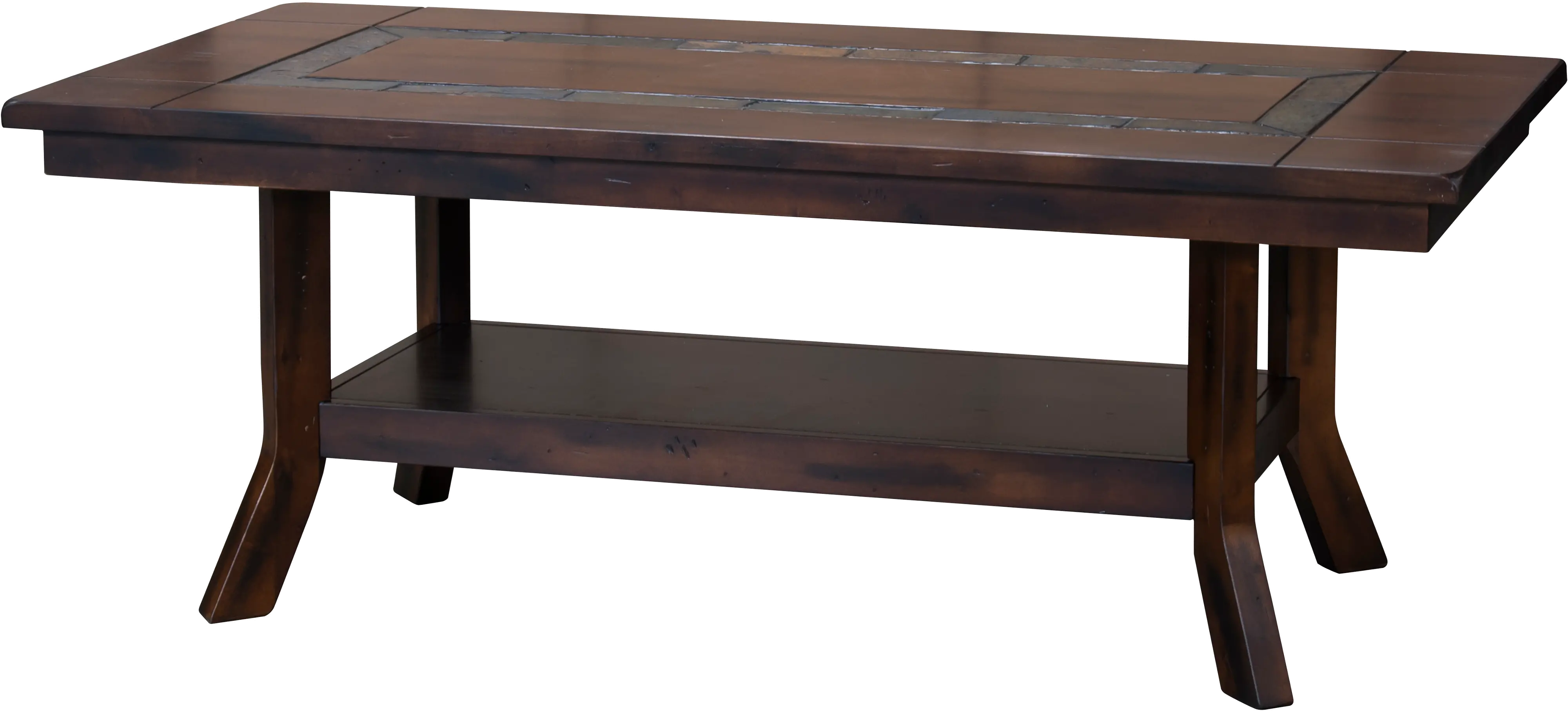 Santa Fe Brown Coffee Table-1