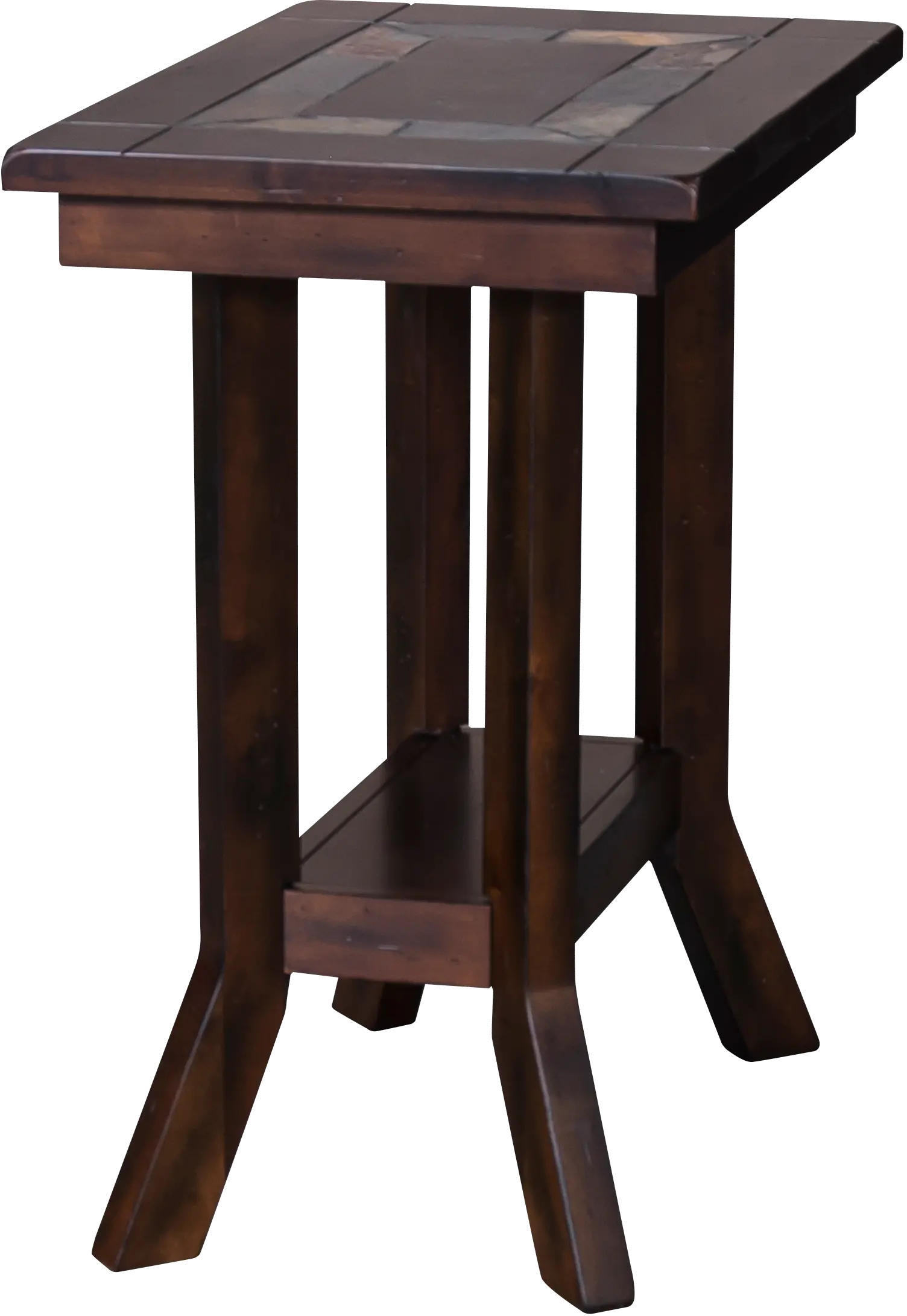 Santa Fe Mahogany Side Table-1
