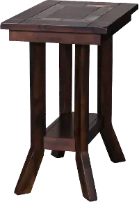 Santa Fe Mahogany Side Table