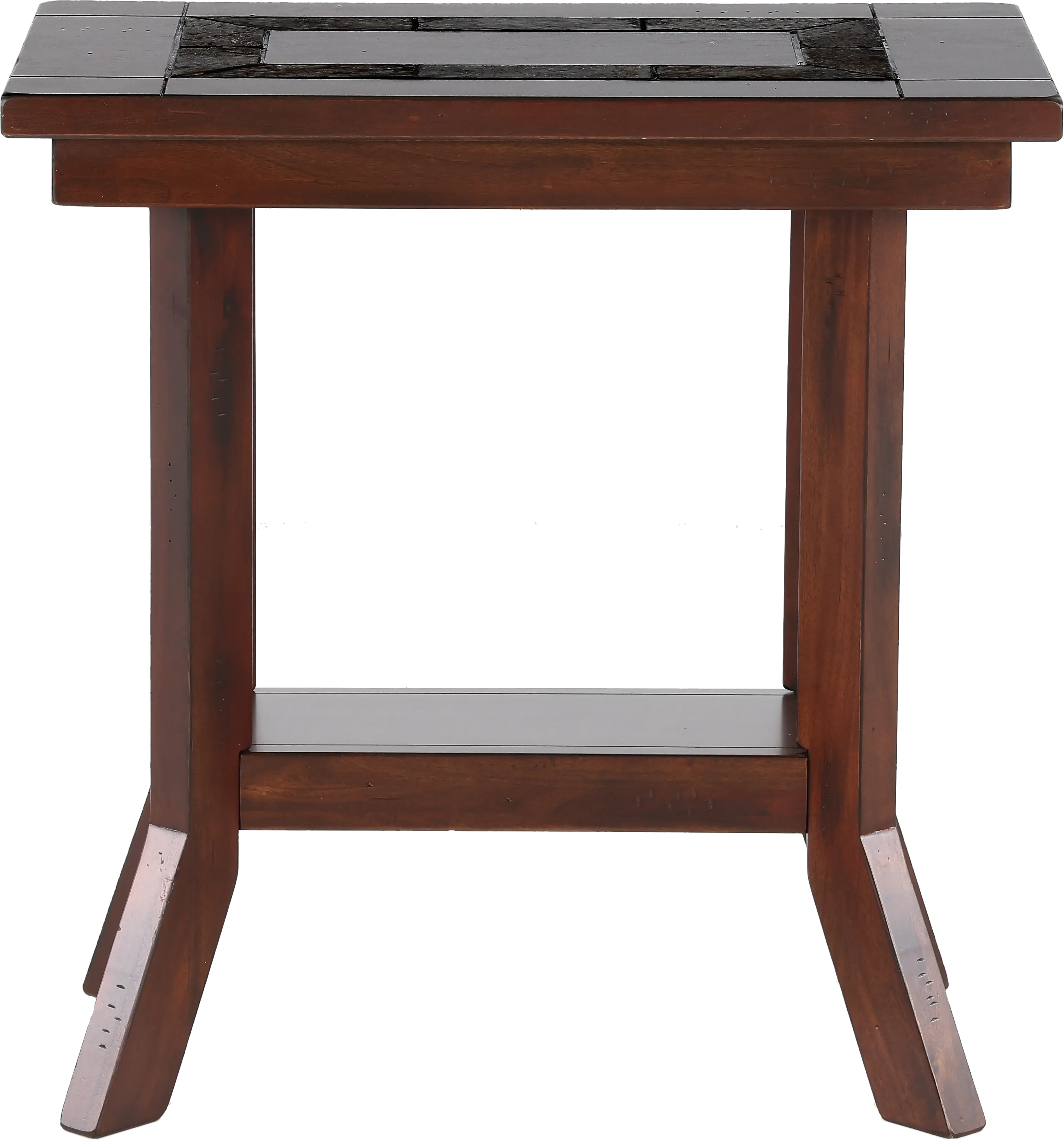 Santa Fe Mahogany Side Table-6