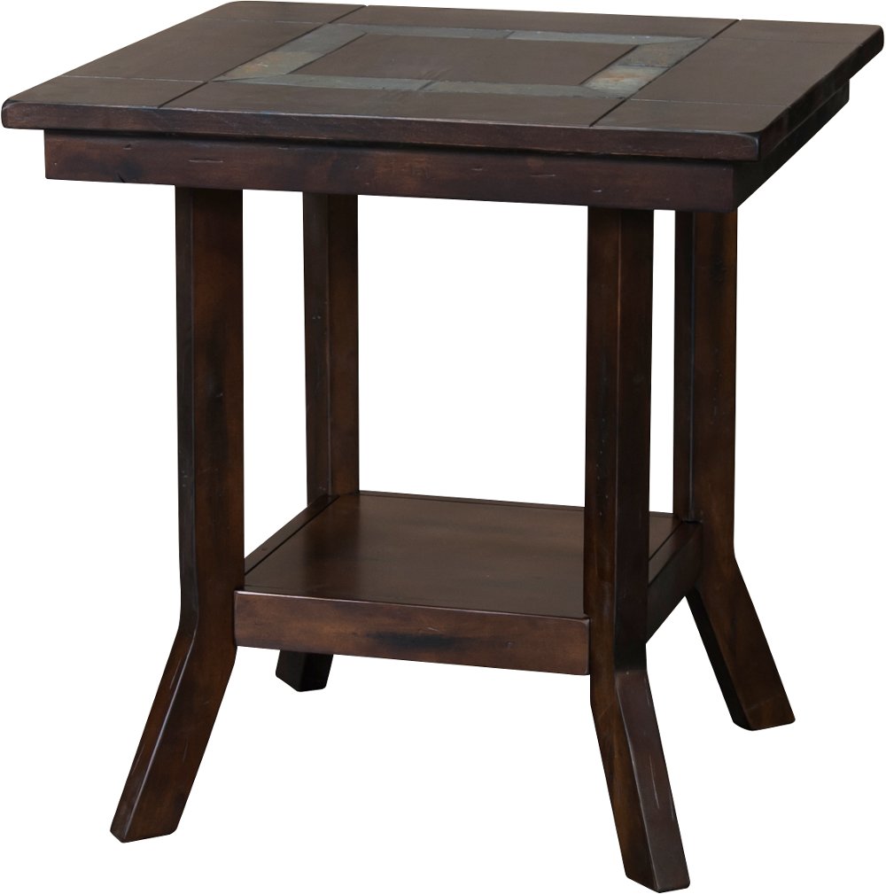 Santa Fe Brown End Table