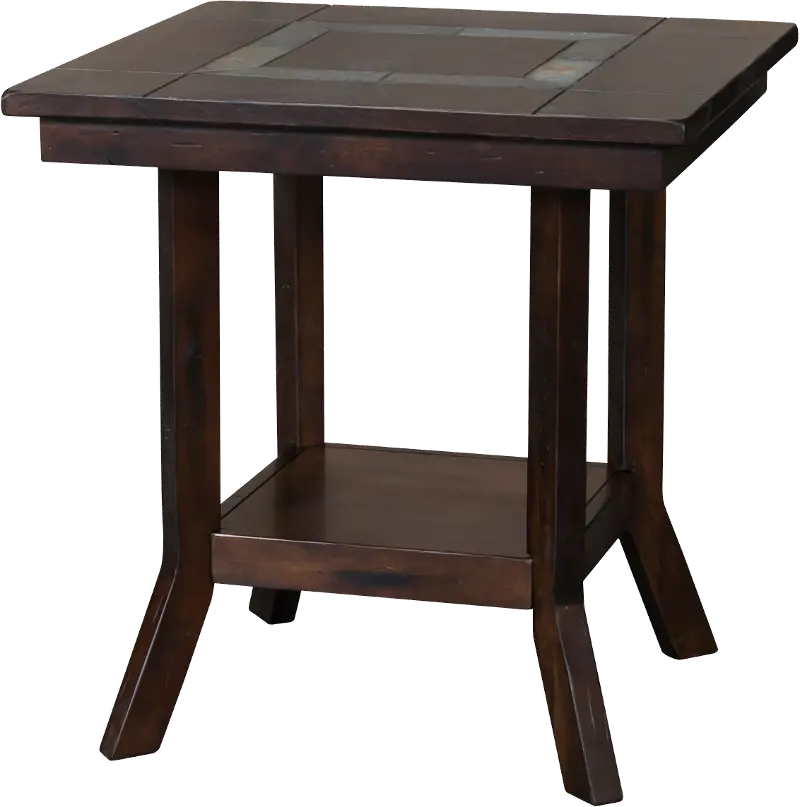 Santa Fe Brown End Table