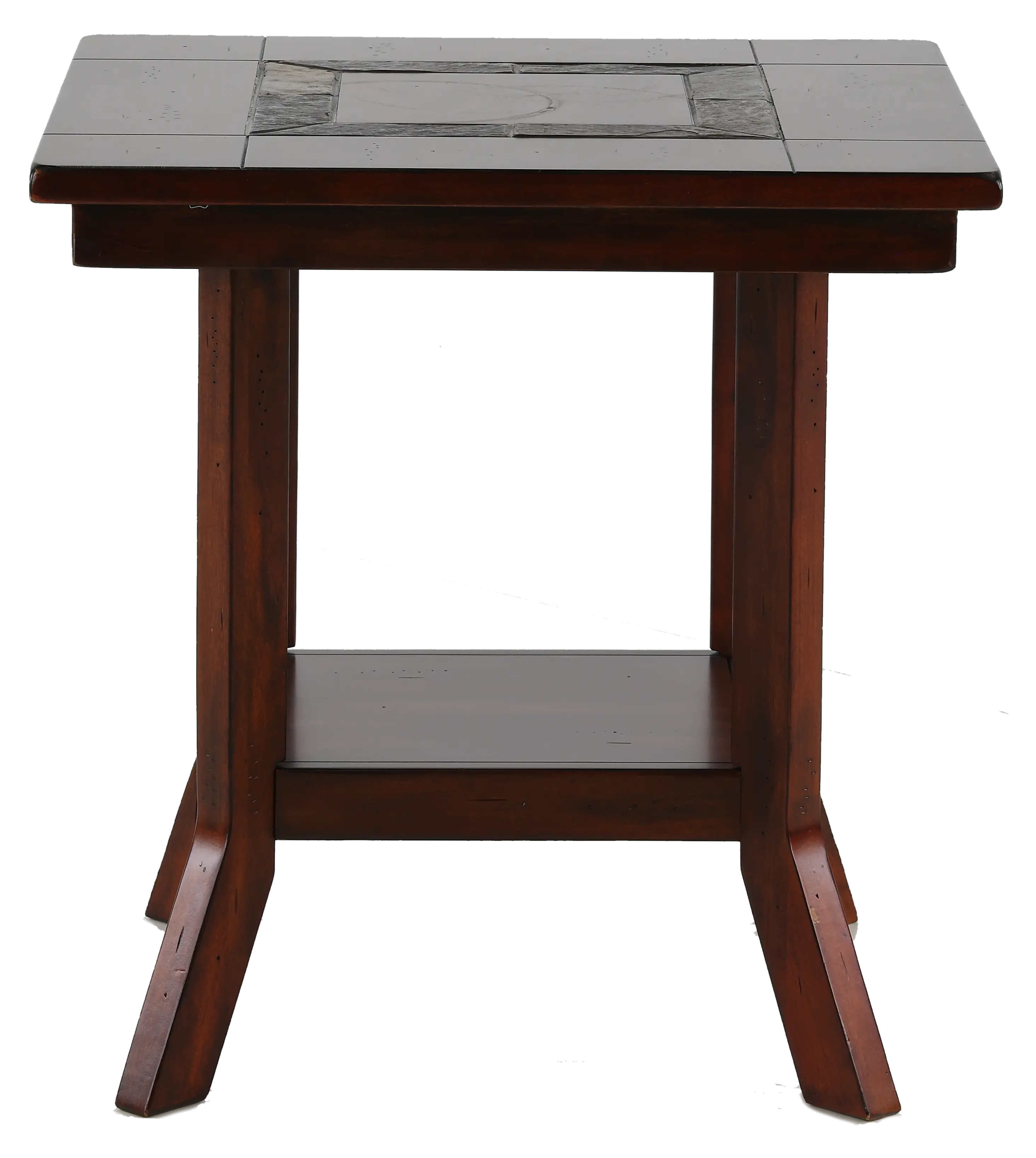 Santa Fe Brown End Table-4