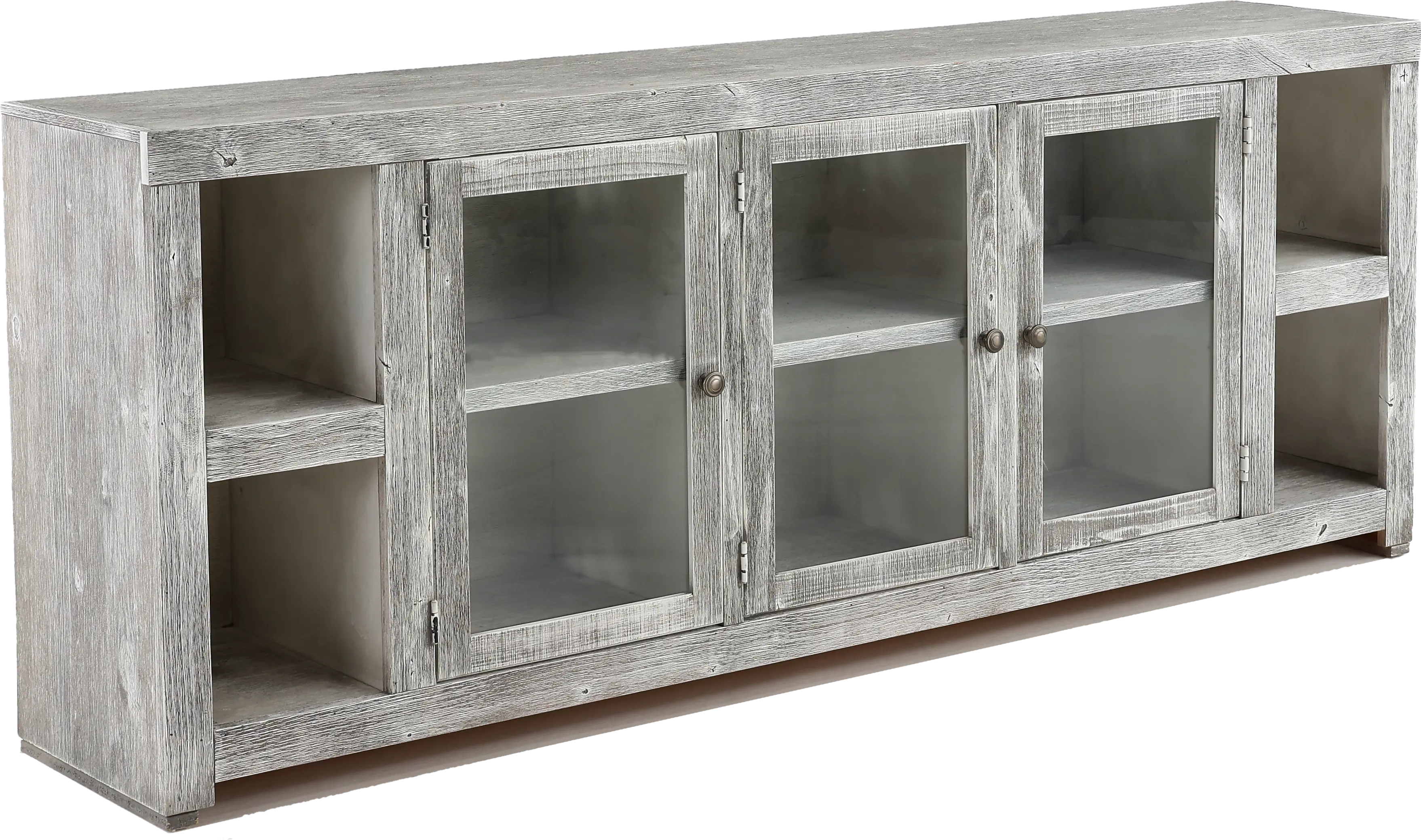 Avery Loft Limestone Gray 84  TV Stand-4