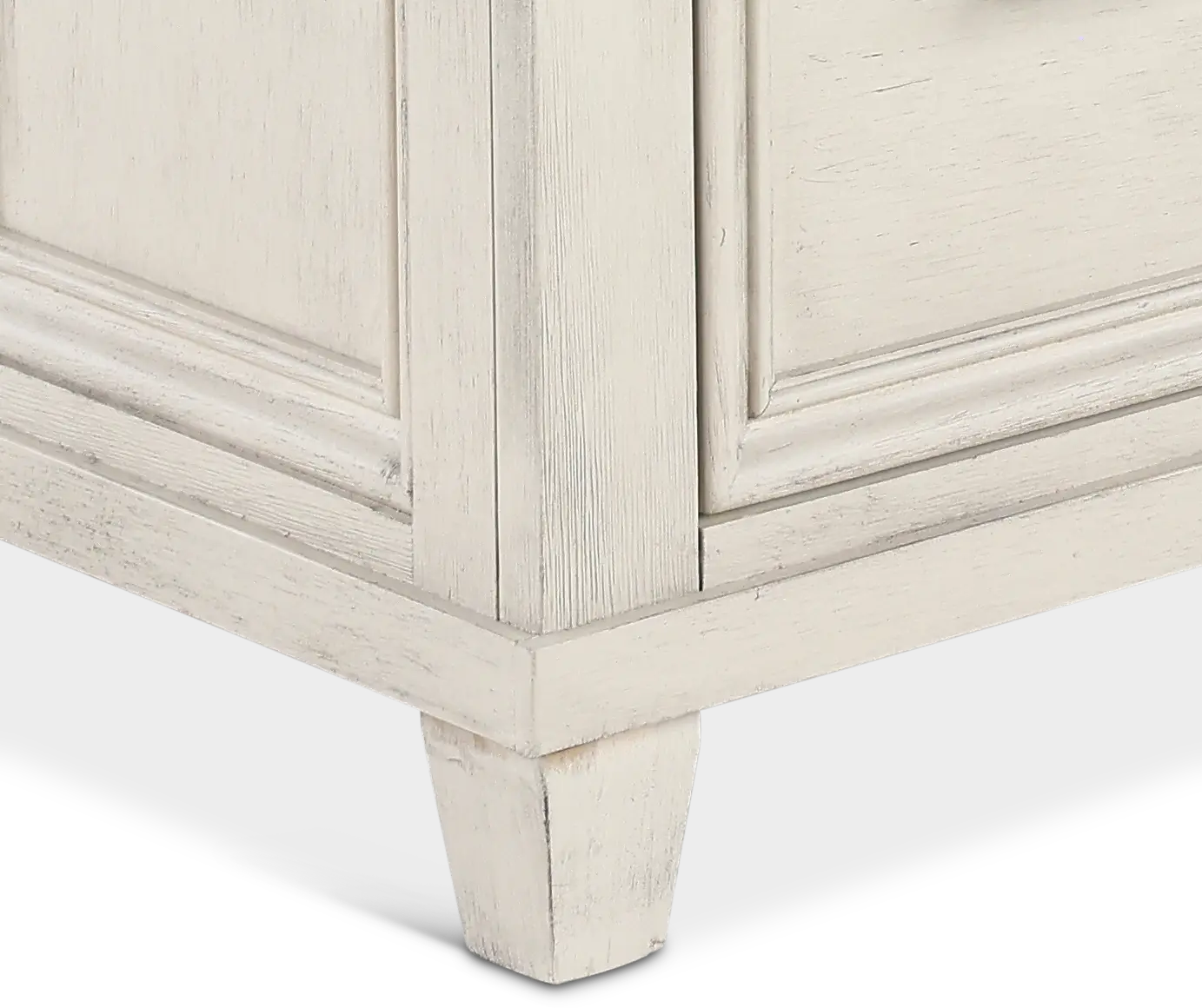 Caraway Antique White Credenza and Hutch-8