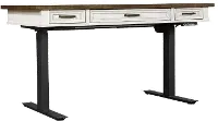 Caraway Antique White Standing Desk