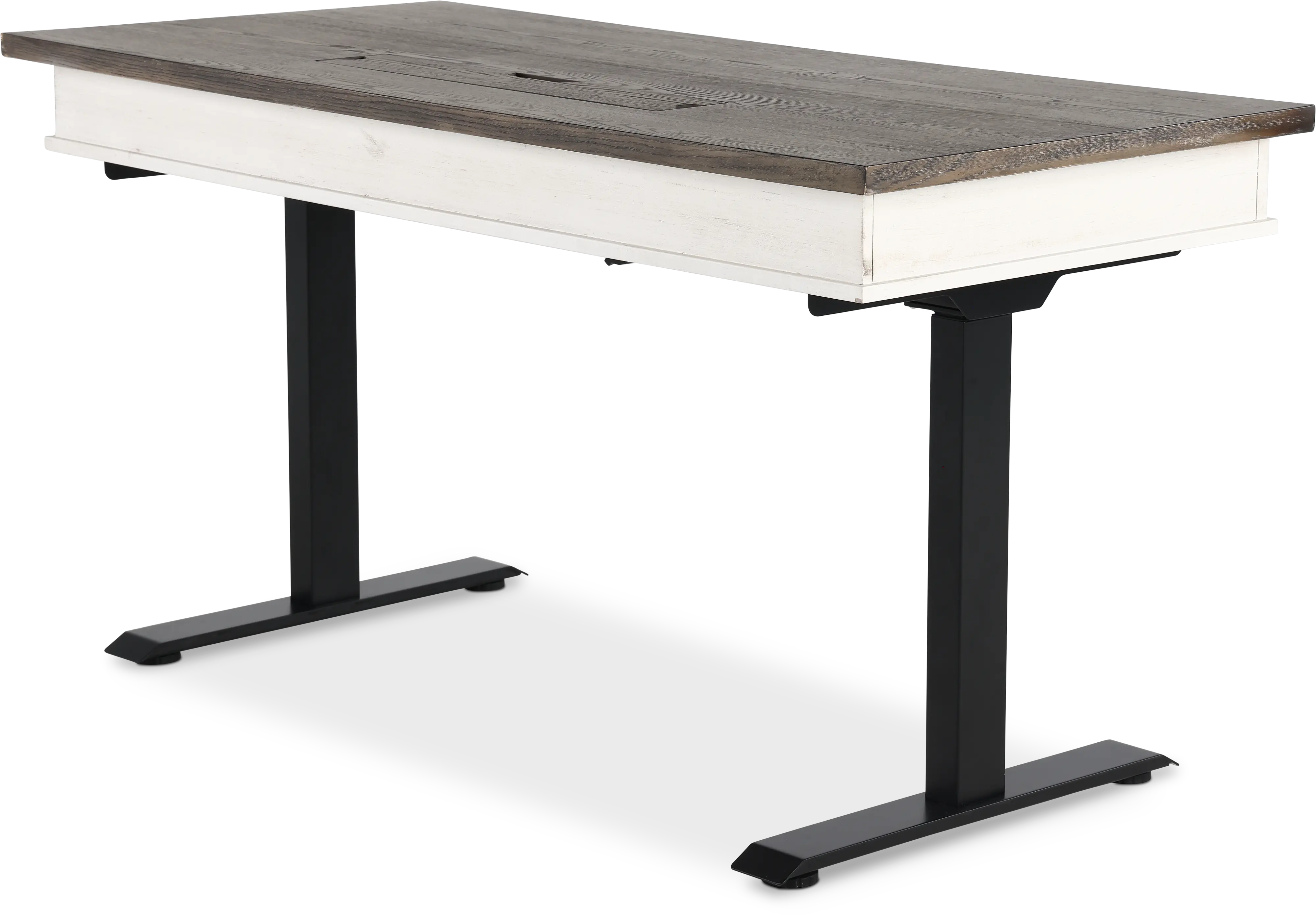Caraway Antique White Standing Desk-8