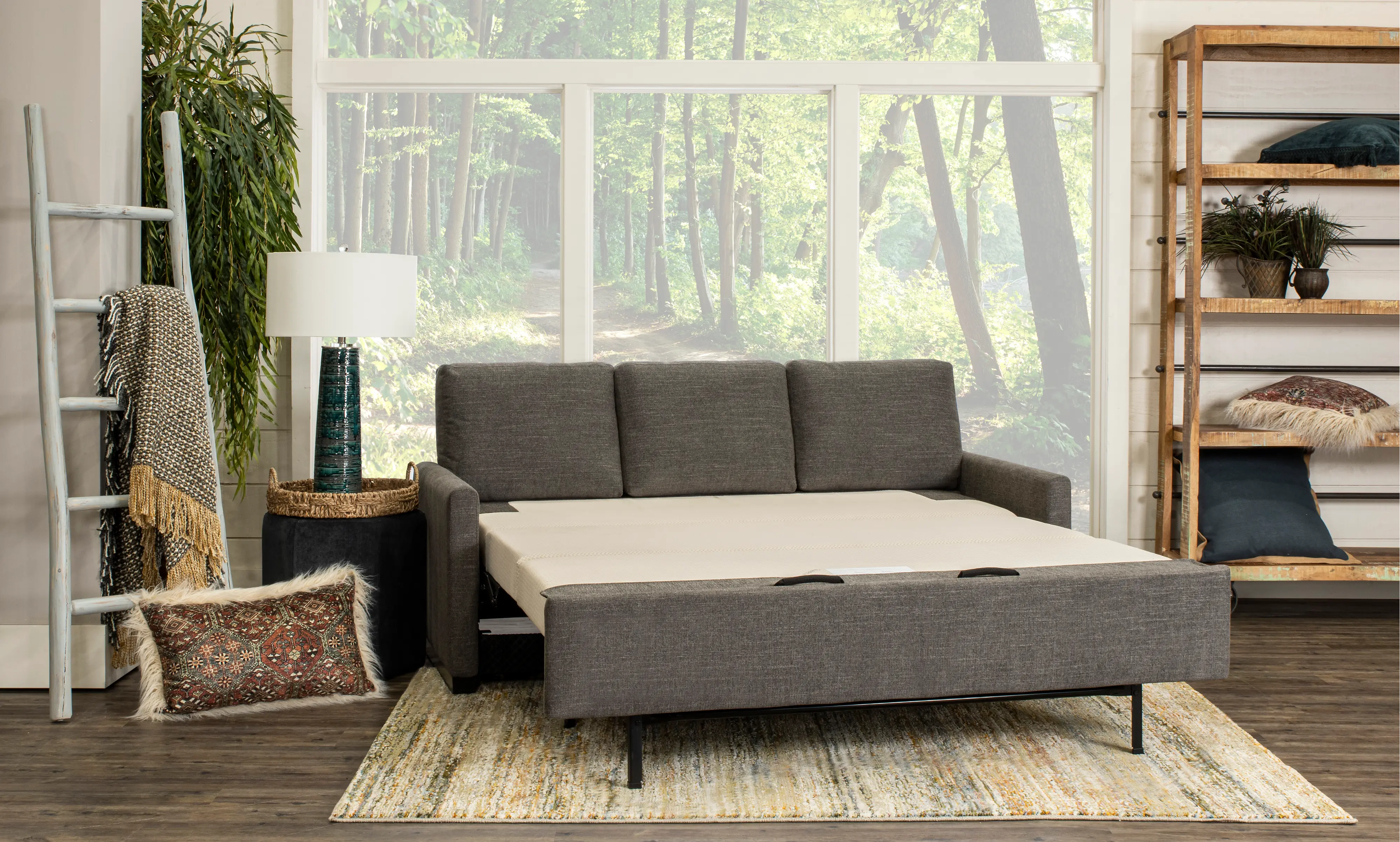 Preston Gray Queen Plus Sofa Bed-10