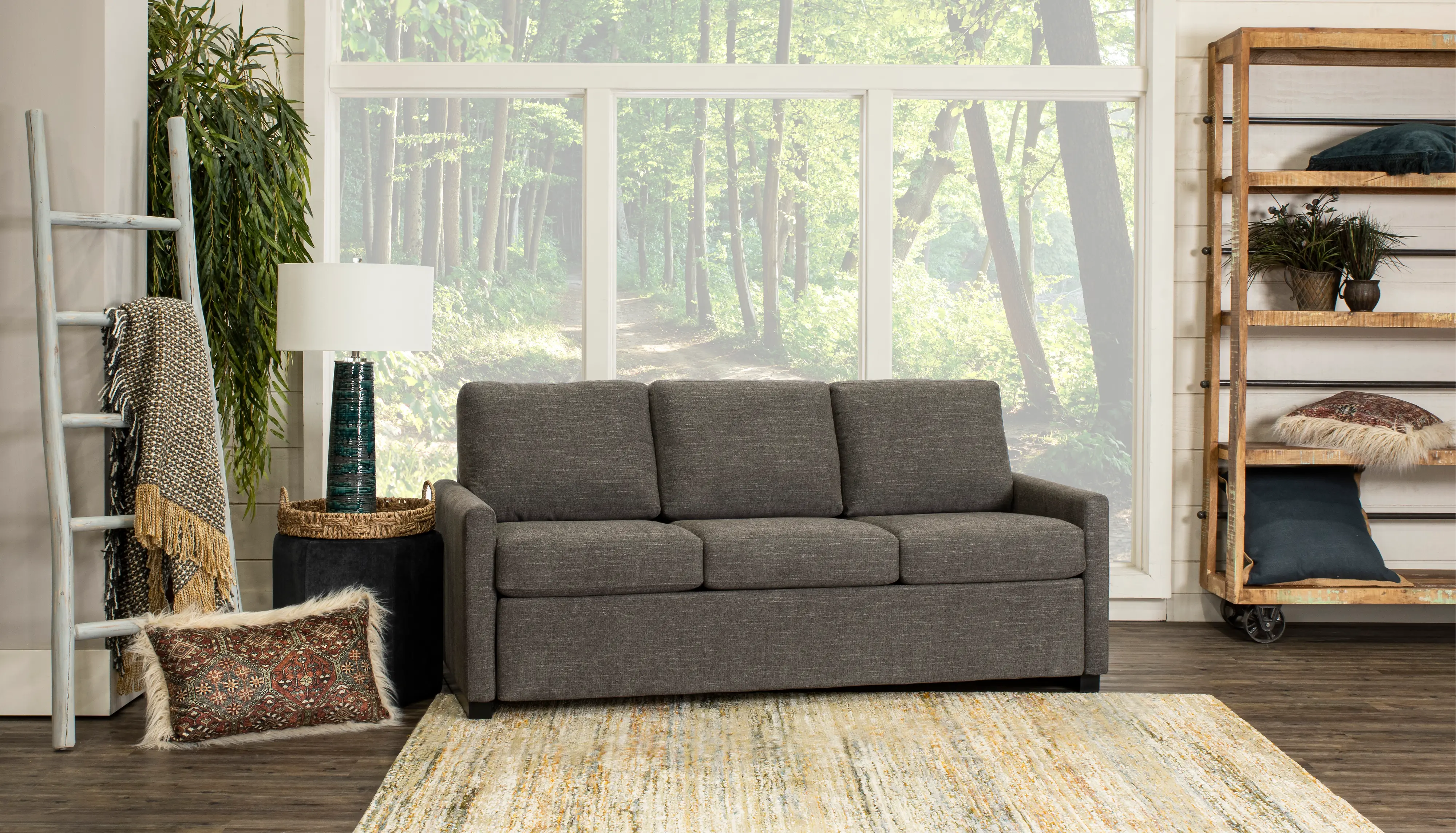 Preston Gray Queen Plus Sofa Bed-2