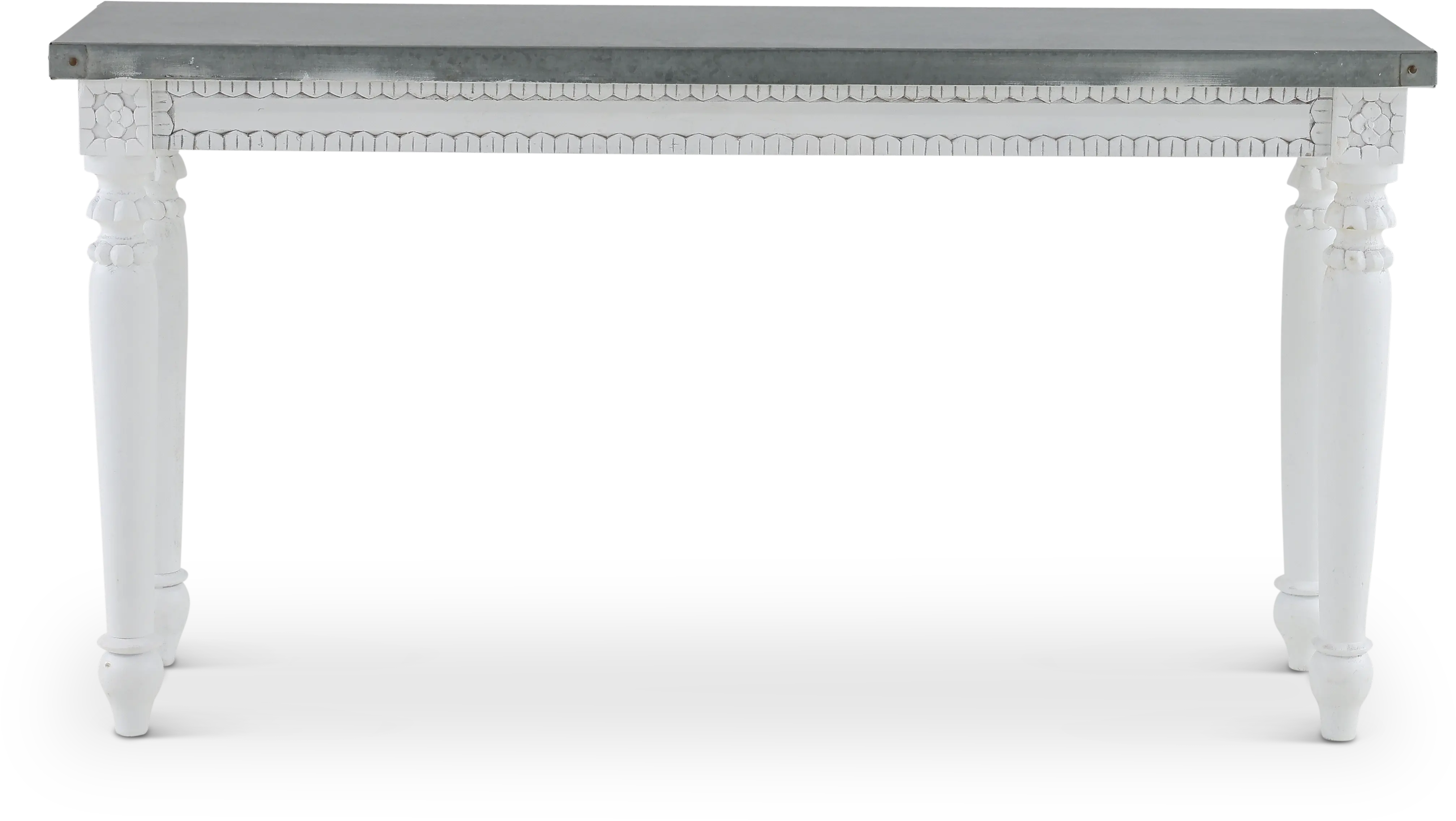 Tatum Sofa Table with Metal Top-1