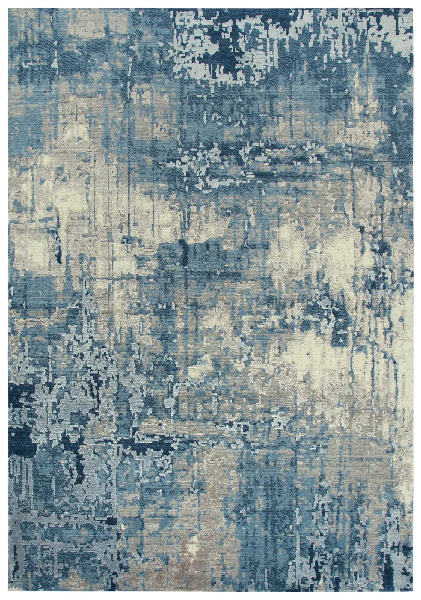 Artistry 5 x 8 Contemporary Blue Rug-1