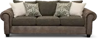 Lonestar Two-Tone Brown Sofa