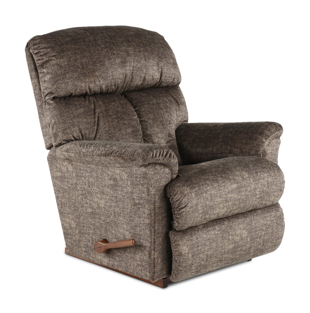 Reed Walnut Brown Manual Rocker Recliner