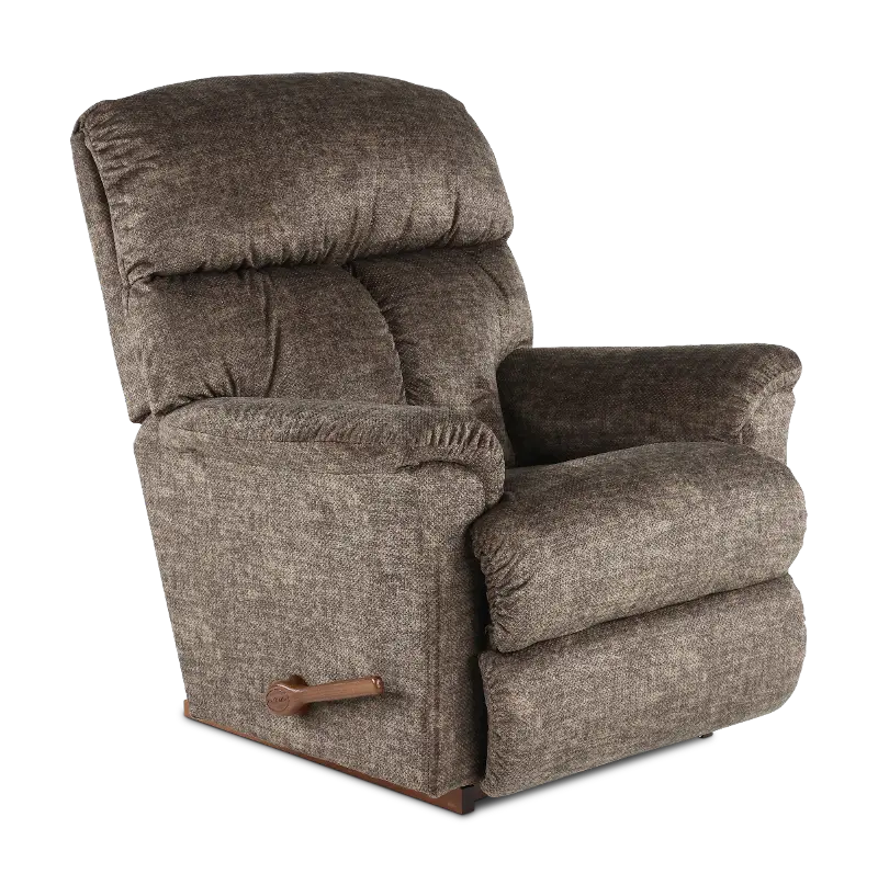 Reed Walnut Brown Manual Rocker Recliner