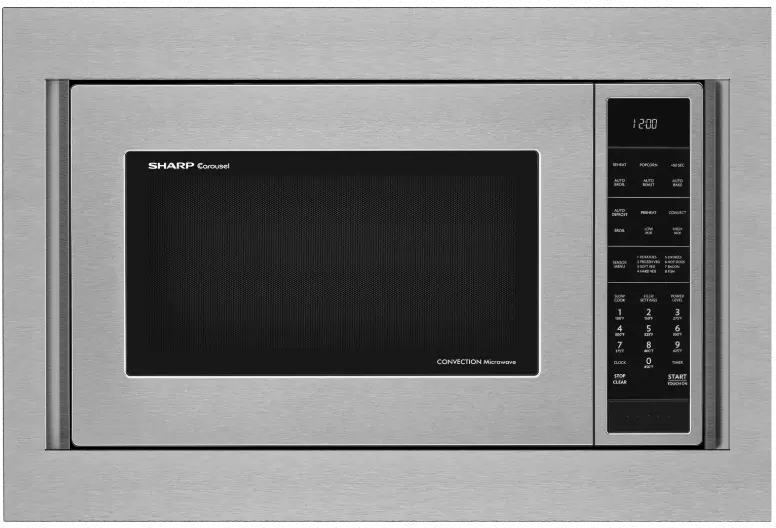 RK49S27 Sharp 27 Inch Microwave Trim Kit - Stainless Steel-2