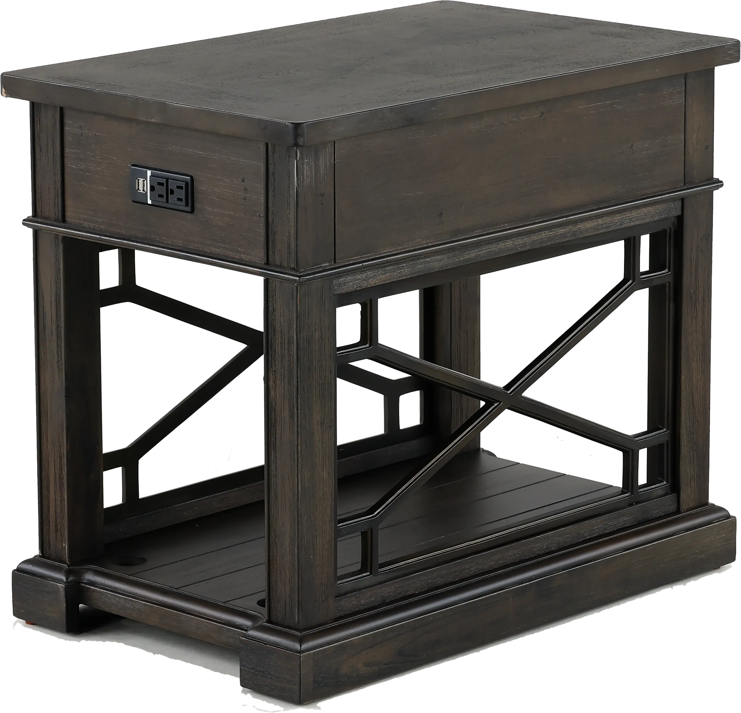 Sun Smokey Gray Side Table-6