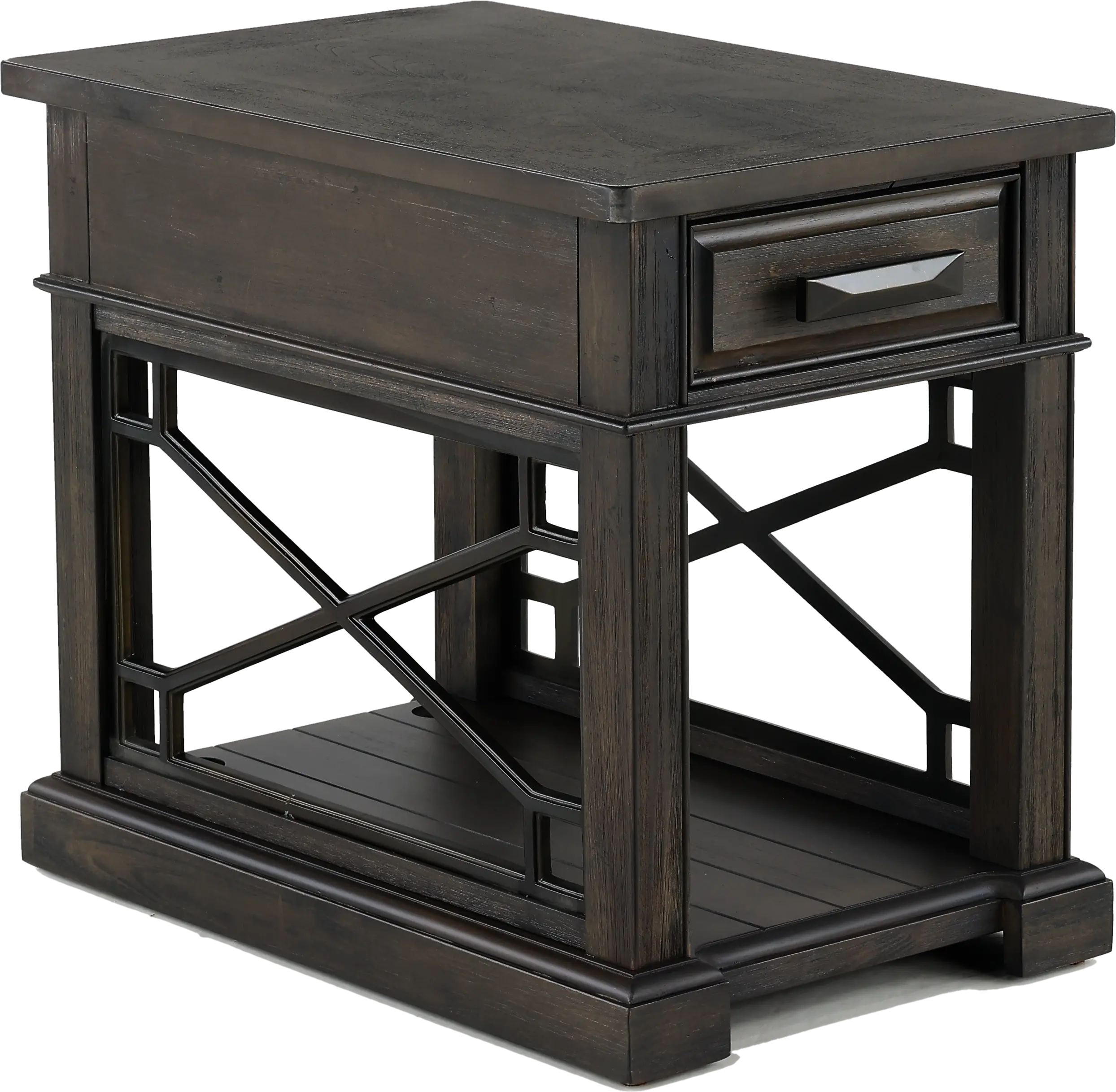 Sun Smokey Gray Side Table-7