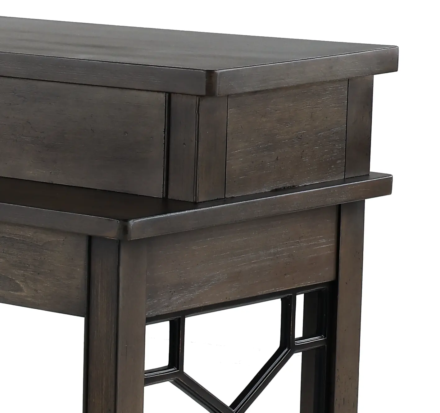 Sun Smokey Gray Sofa Table-6