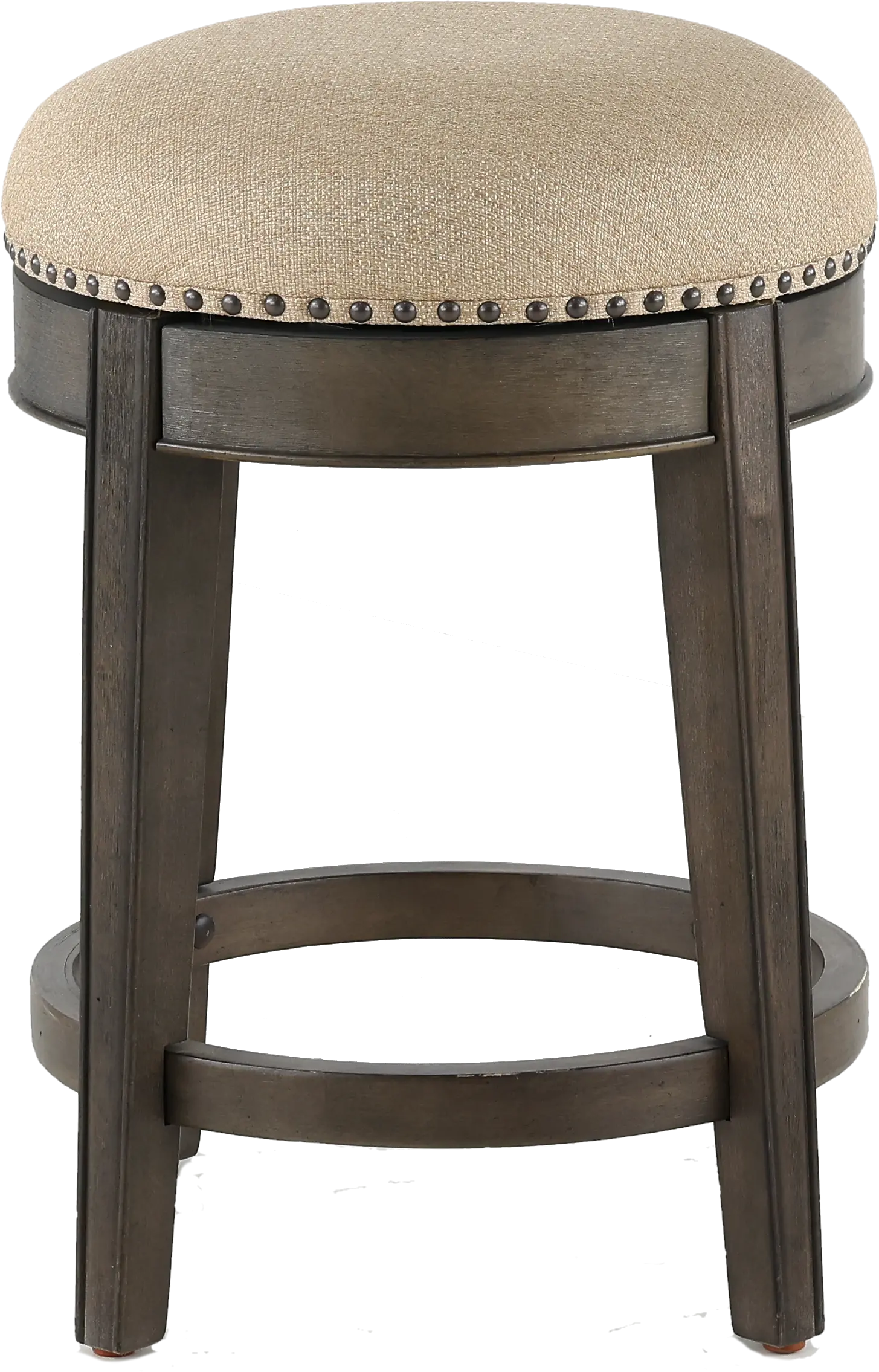 Sun Smokey Gray Swivel Stool-1