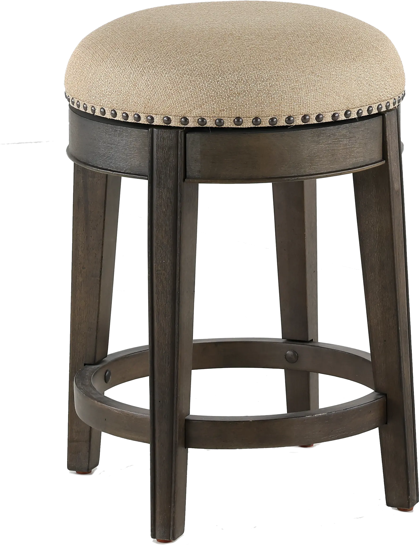Sun Smokey Gray Swivel Stool-4
