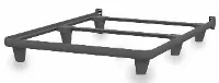 emBrace 360 Designer Wrap Around Full Size Bed Frame - Gray