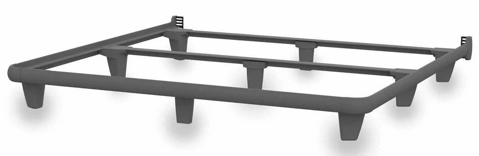 emBrace 360 Designer Wrap Around King Size Bed Frame - Gray-1