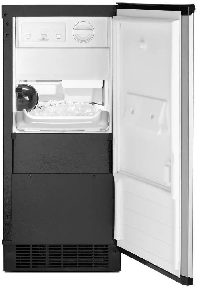 WUI95X15HZ Whirlpool Clear Ice Ice Maker - Stainless Steel-3