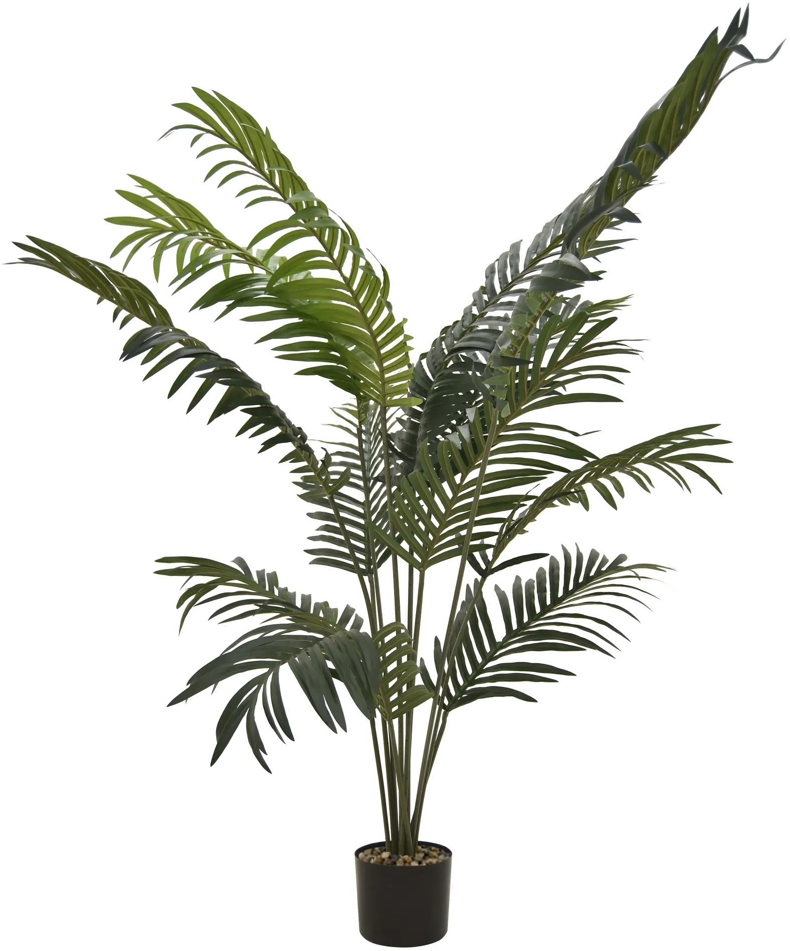 50 Inch Green Faux Palm Tree Arrangement in Pot-1