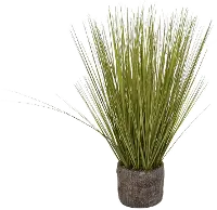 24  Faux Grass Arrangement in Flower Pot
