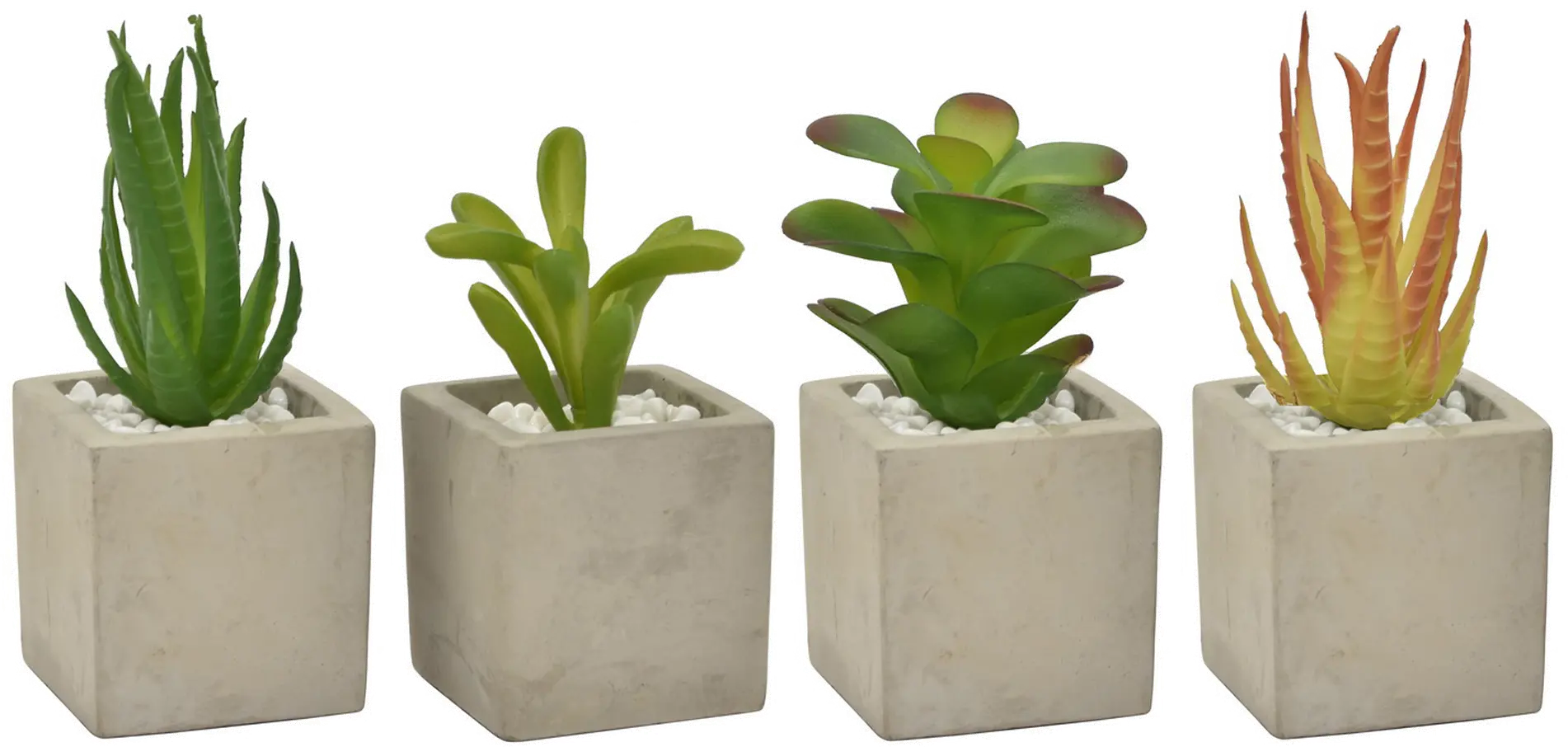 Assorted Multi Color Faux Succulent Arrangement-1