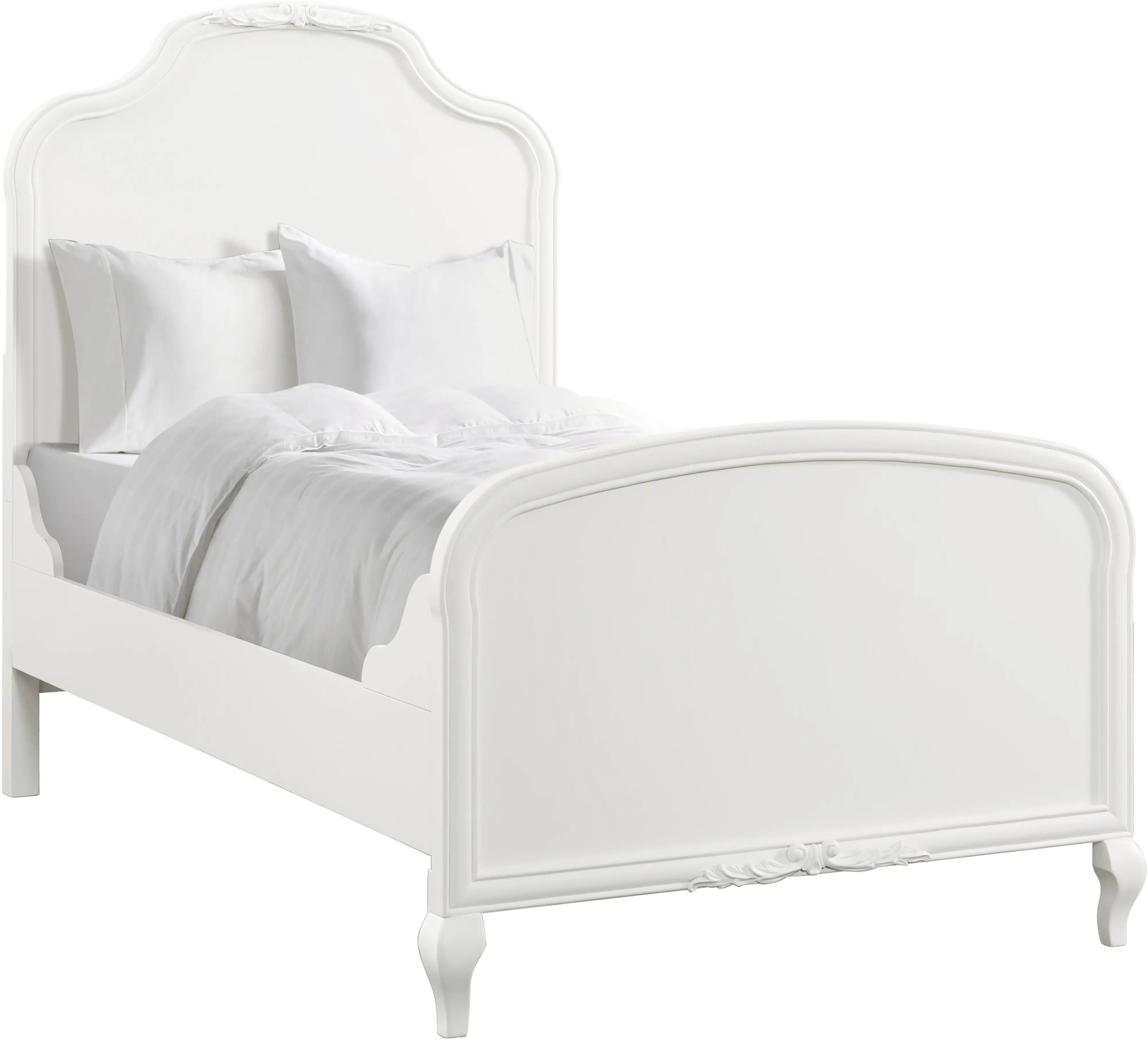 Kelly White Twin Bed-1