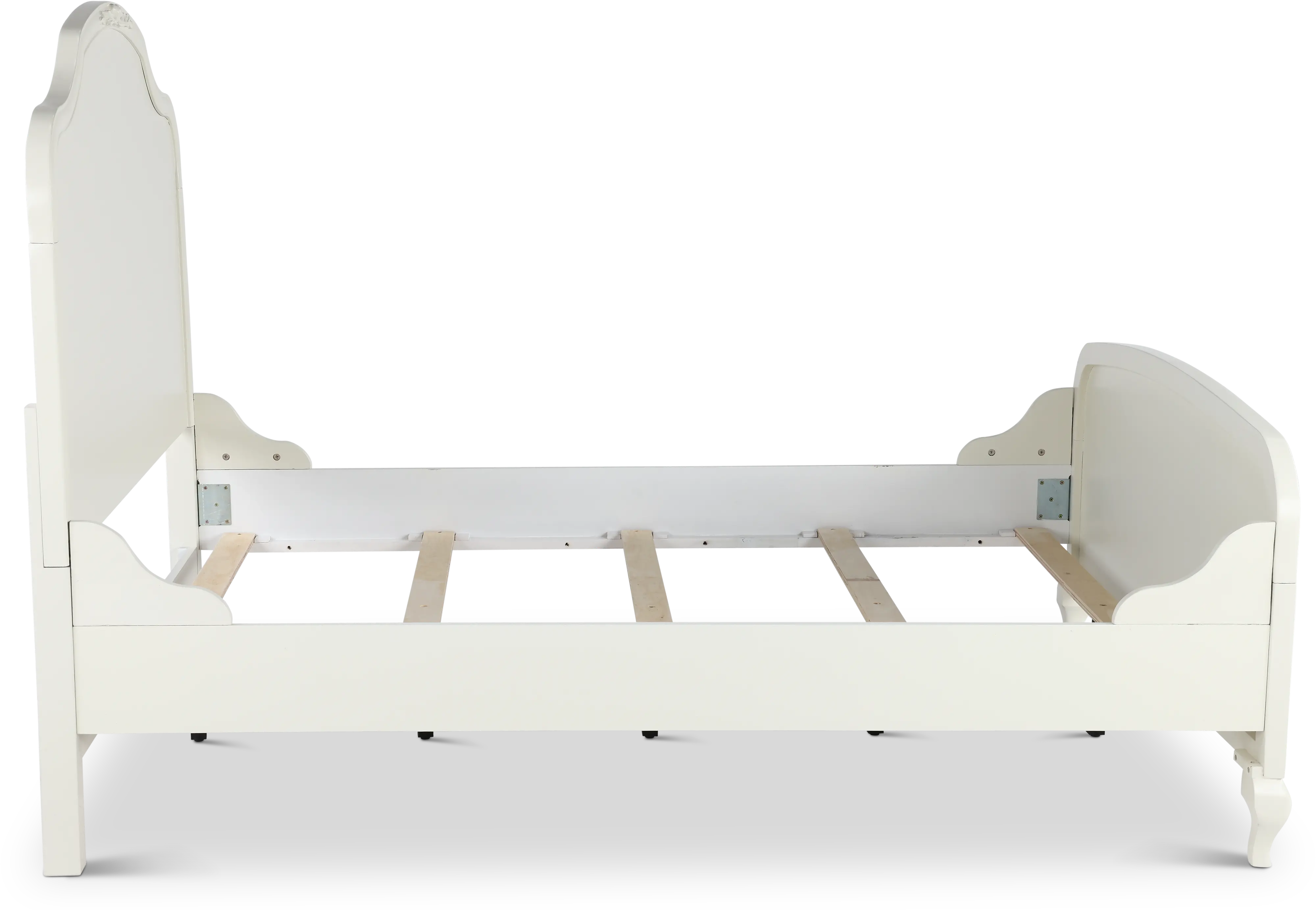 Kelly White Twin Bed-7