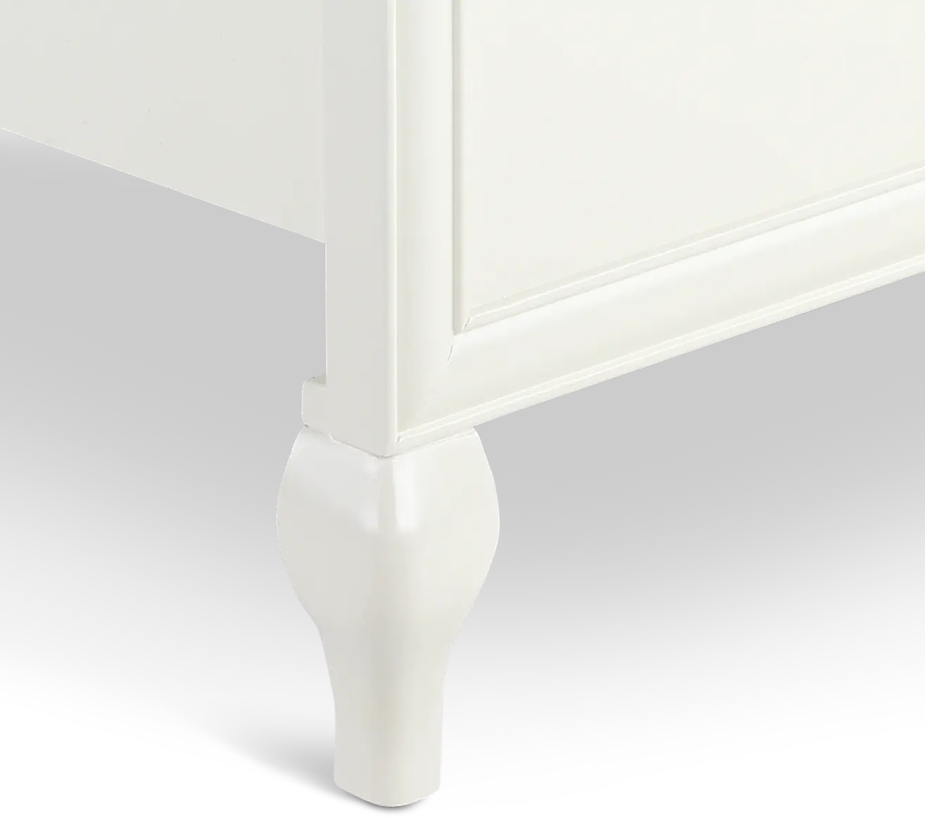 Kelly White Twin Bed-8