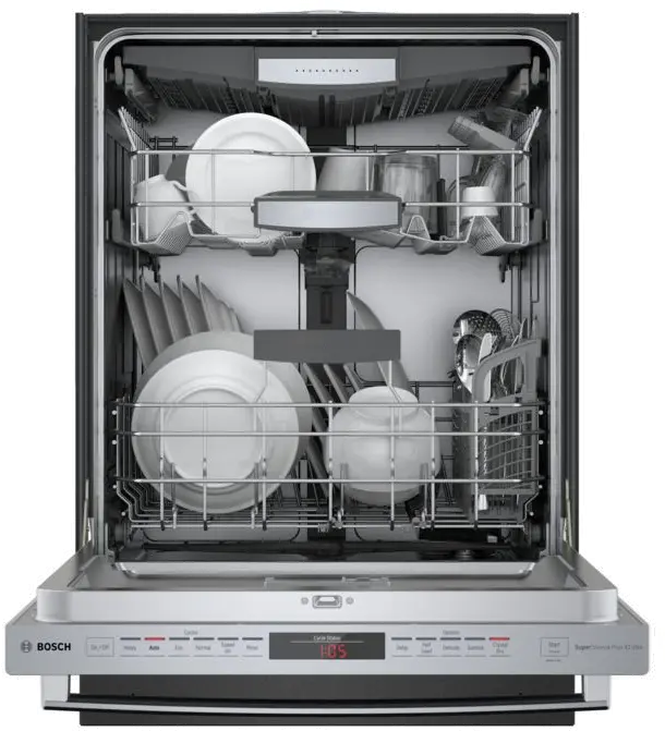 SHXM78Z55N Bosch 800 Series Top Control Dishwasher - Stainless Steel-1