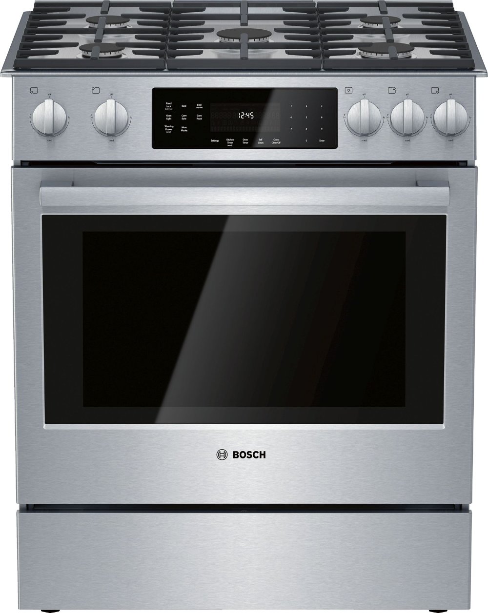 Bosch 800 Series 4.8 cu ft Gas Range - Stainless Steel