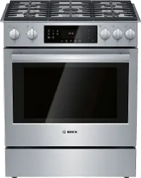 HGI8056UC Bosch 800 Series 4.8 cu ft Gas Range - Stainless Steel
