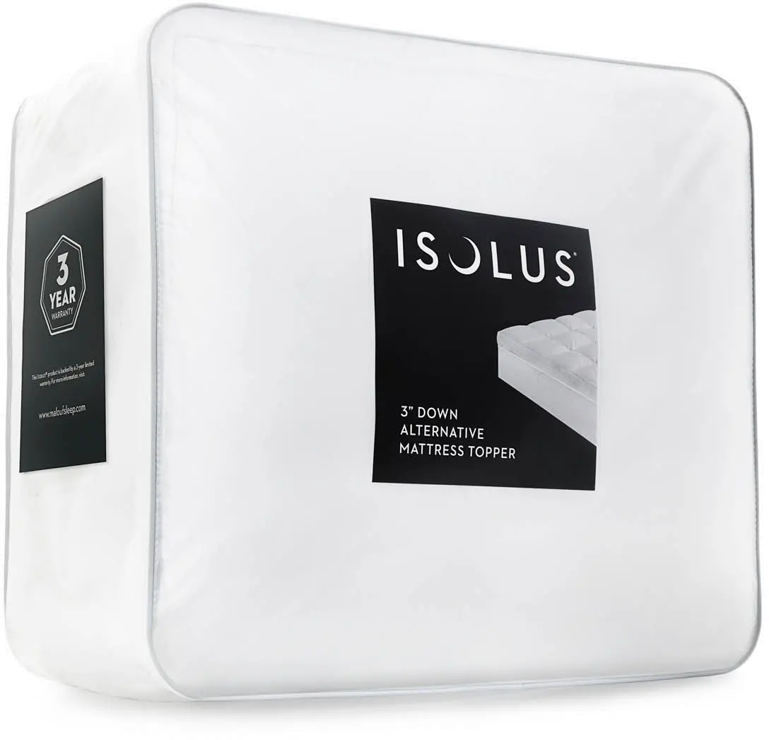 Malouf 3 Inch Twin-XL Down Alternative Mattress Topper-7