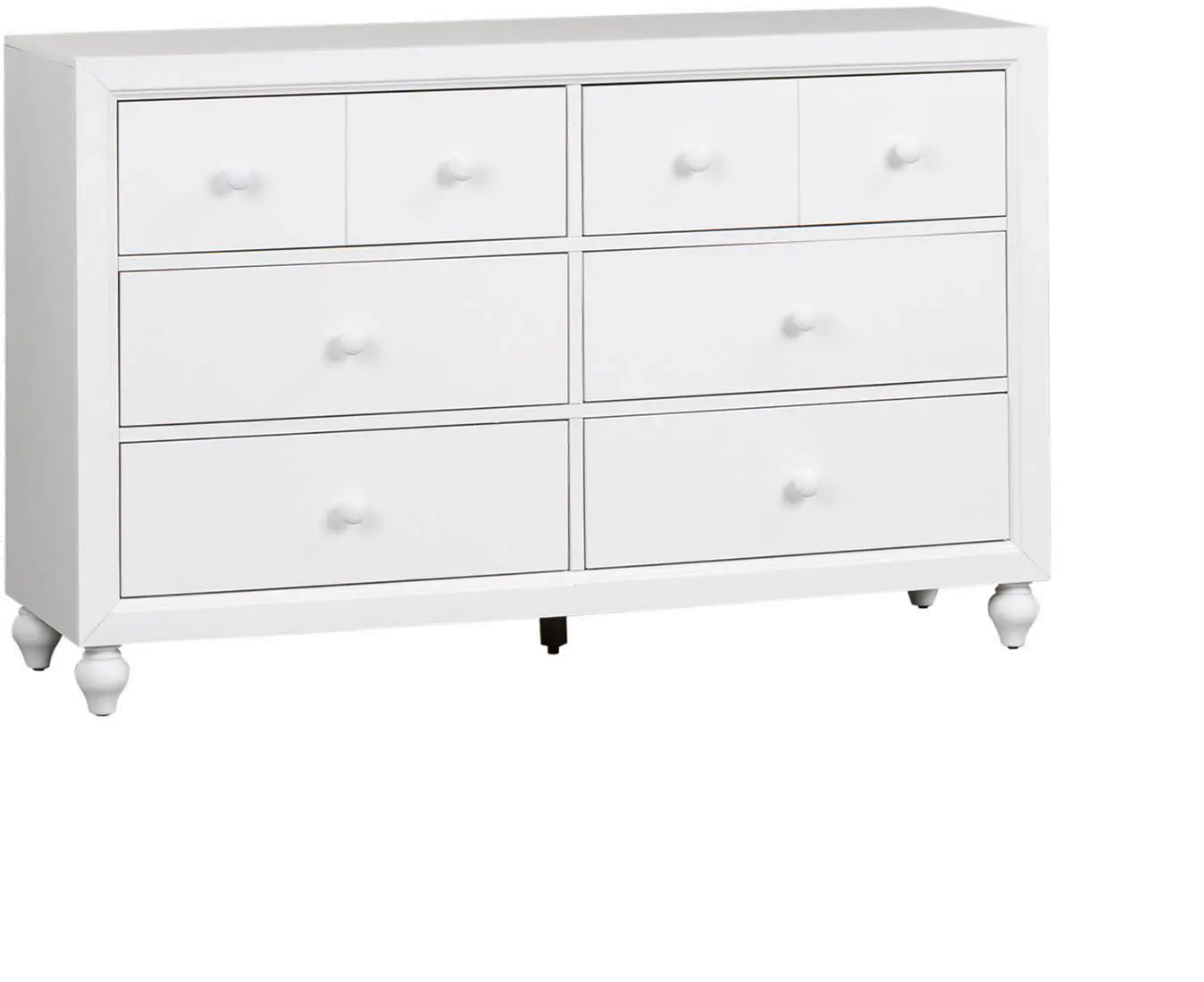 523-BR30 Cottage View White Dresser-1