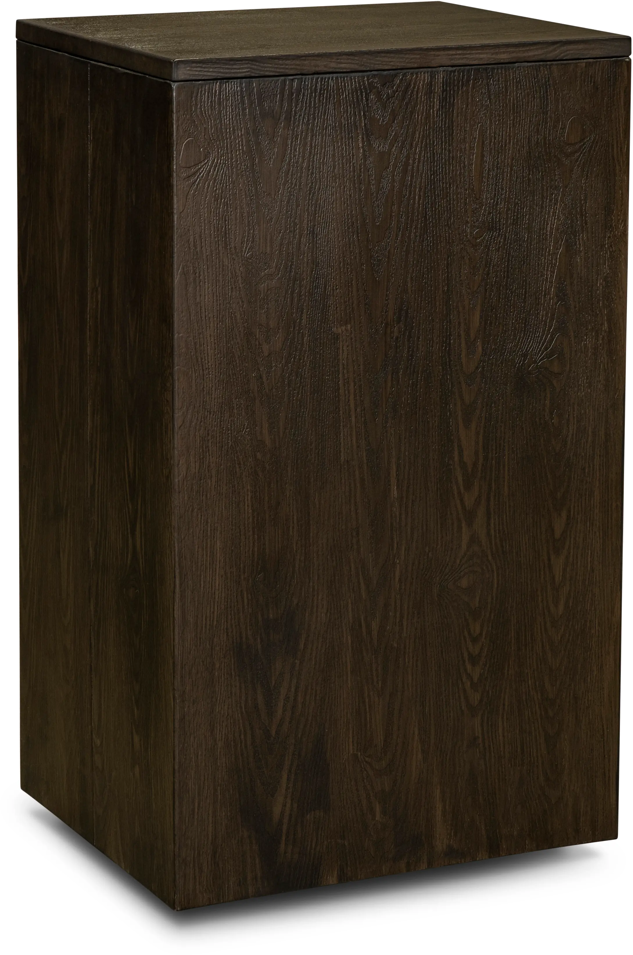 Adeline Dark Brown End Table Chip and Dip Stand-2