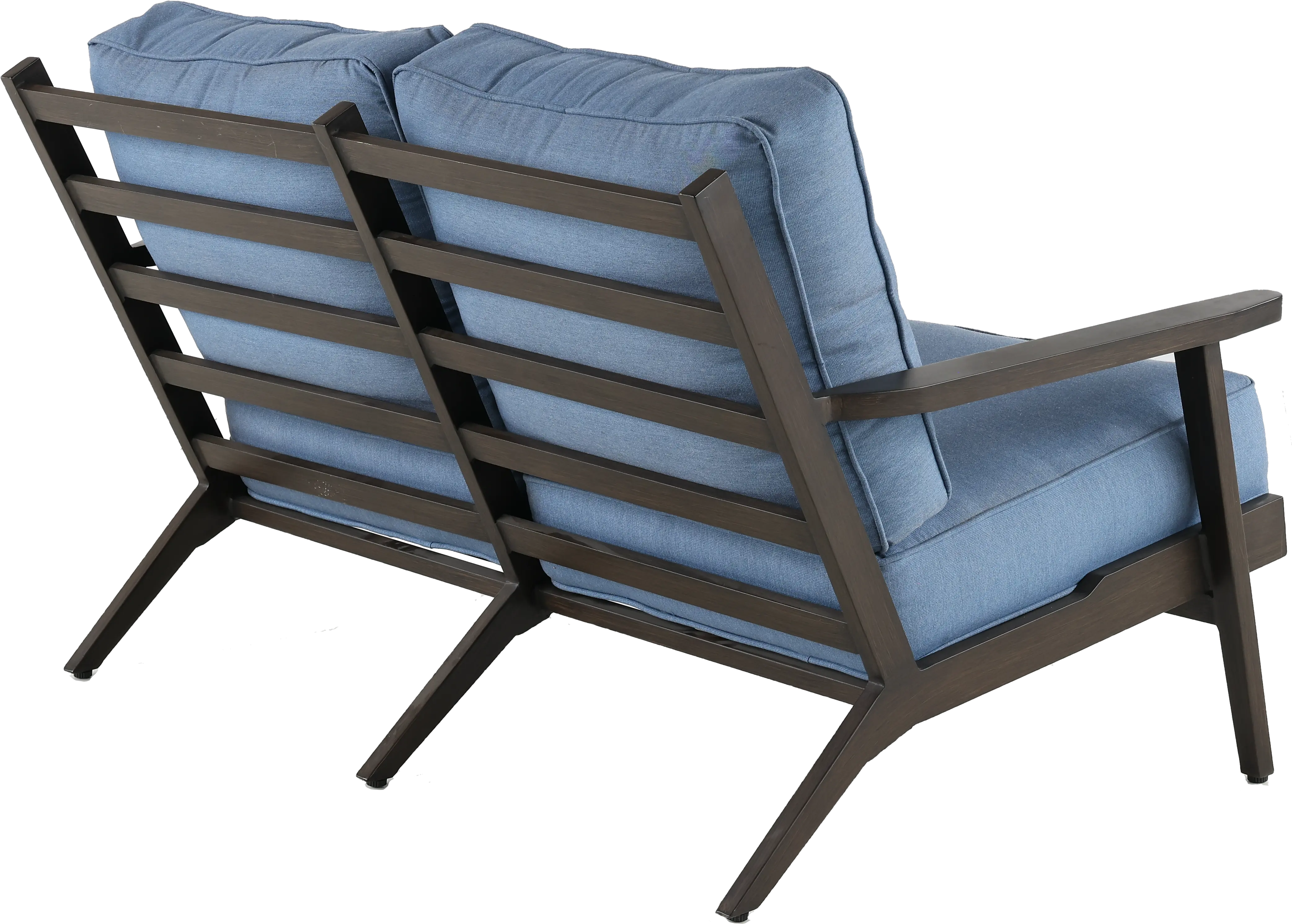 Adeline Blue Patio Loveseat-5