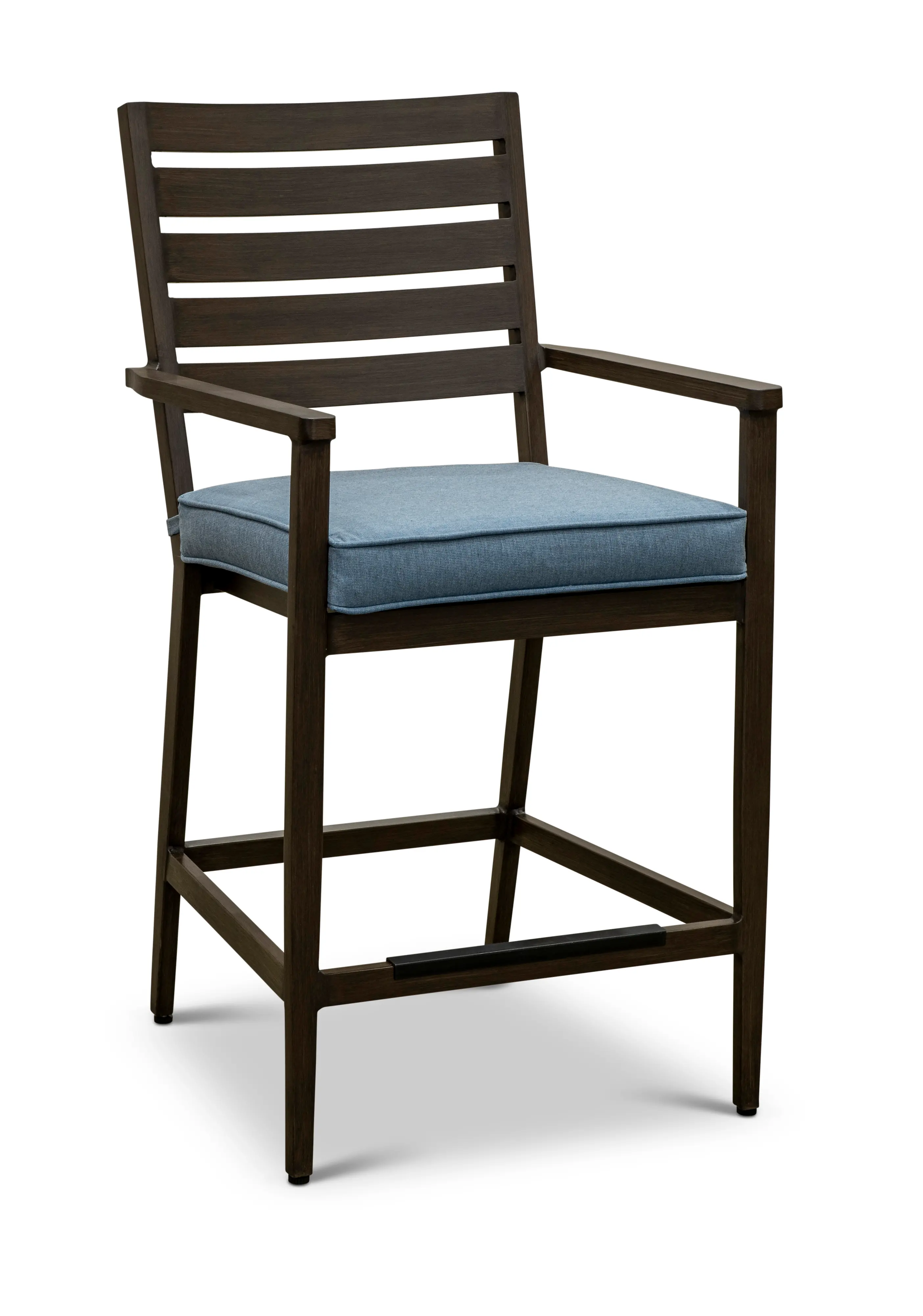 Adeline Blue Outdoor Bar Stool-1