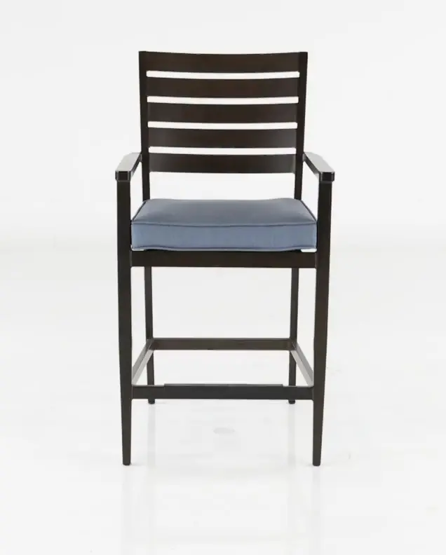 Adeline Blue Outdoor Bar Stool-5