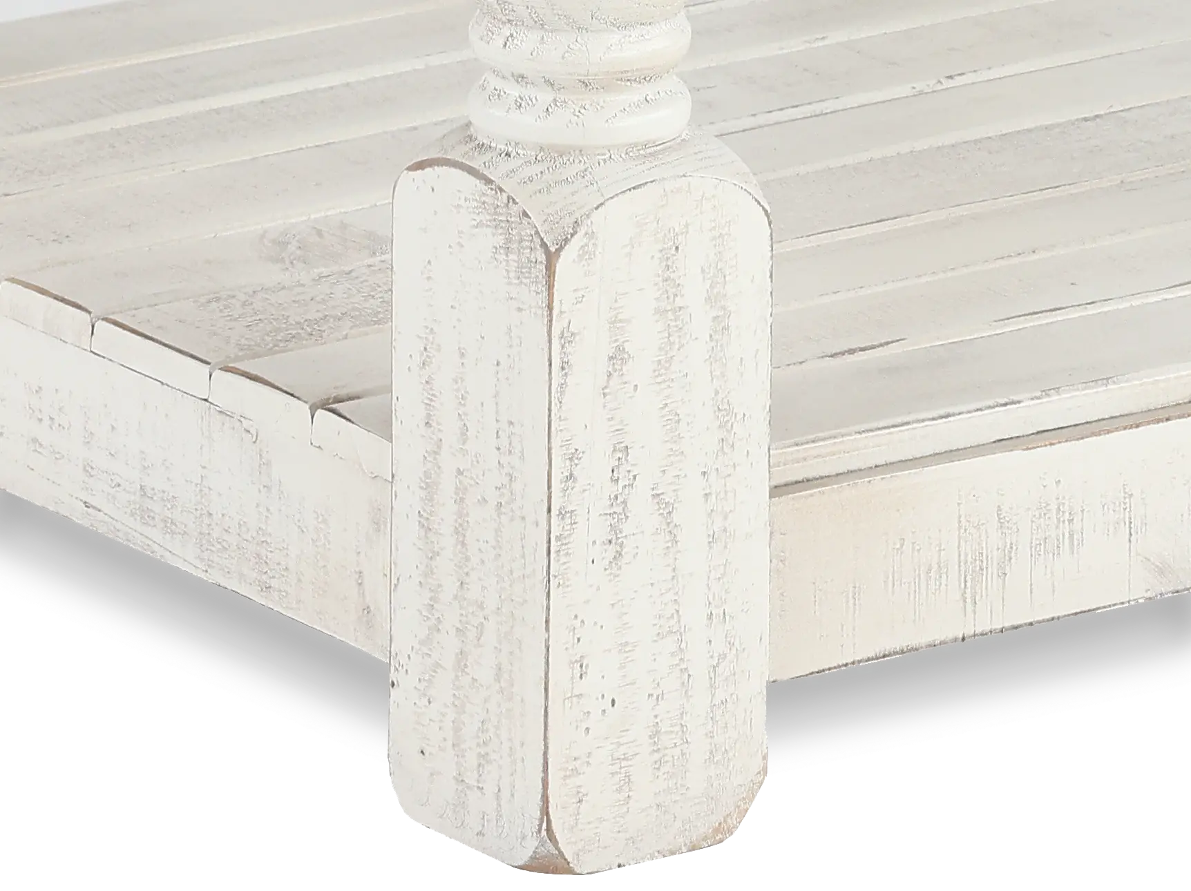 Stone White End Table-6