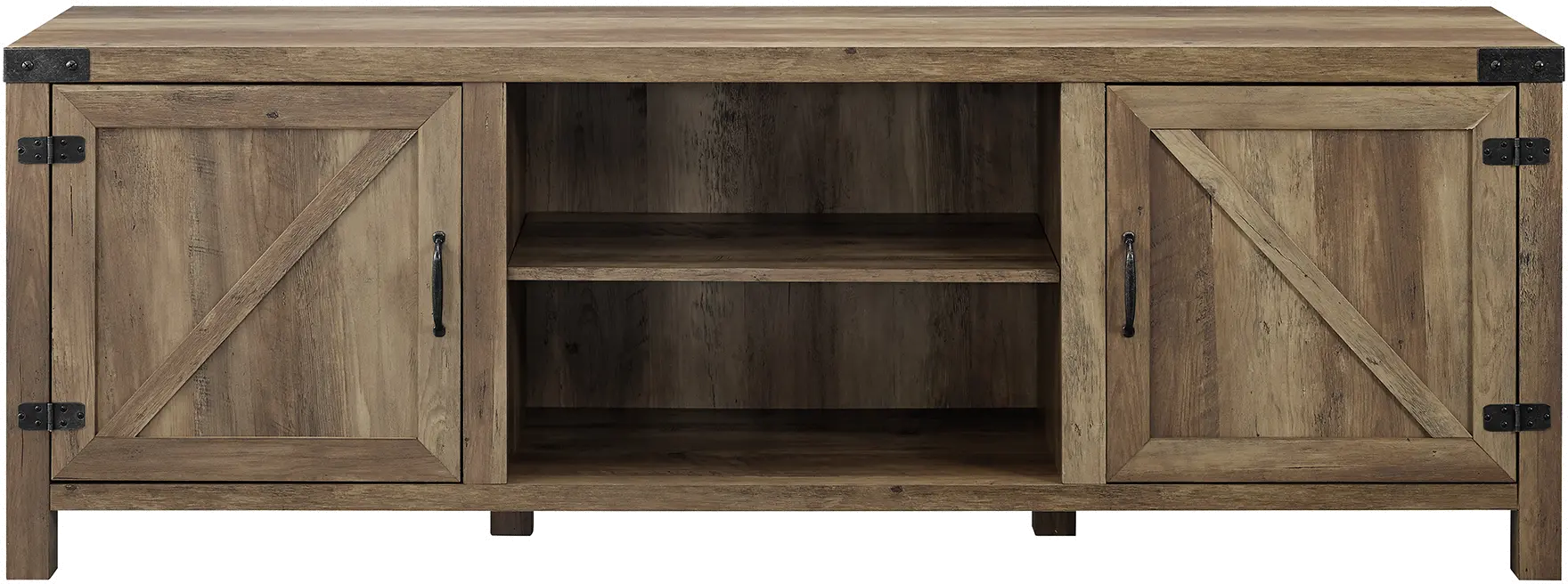 W70BDSDRO Cameron Rustic Oak 70 Inch Farmhouse TV Stand - Walker Edison-3