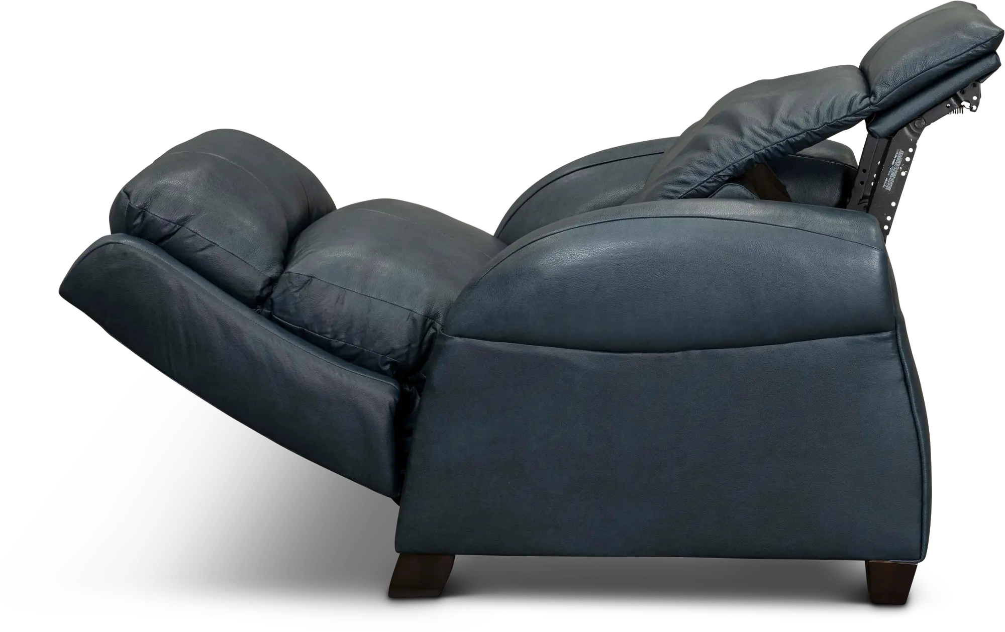 Saturn Blue Leather-Match Zero Gravity Power Recliner-3