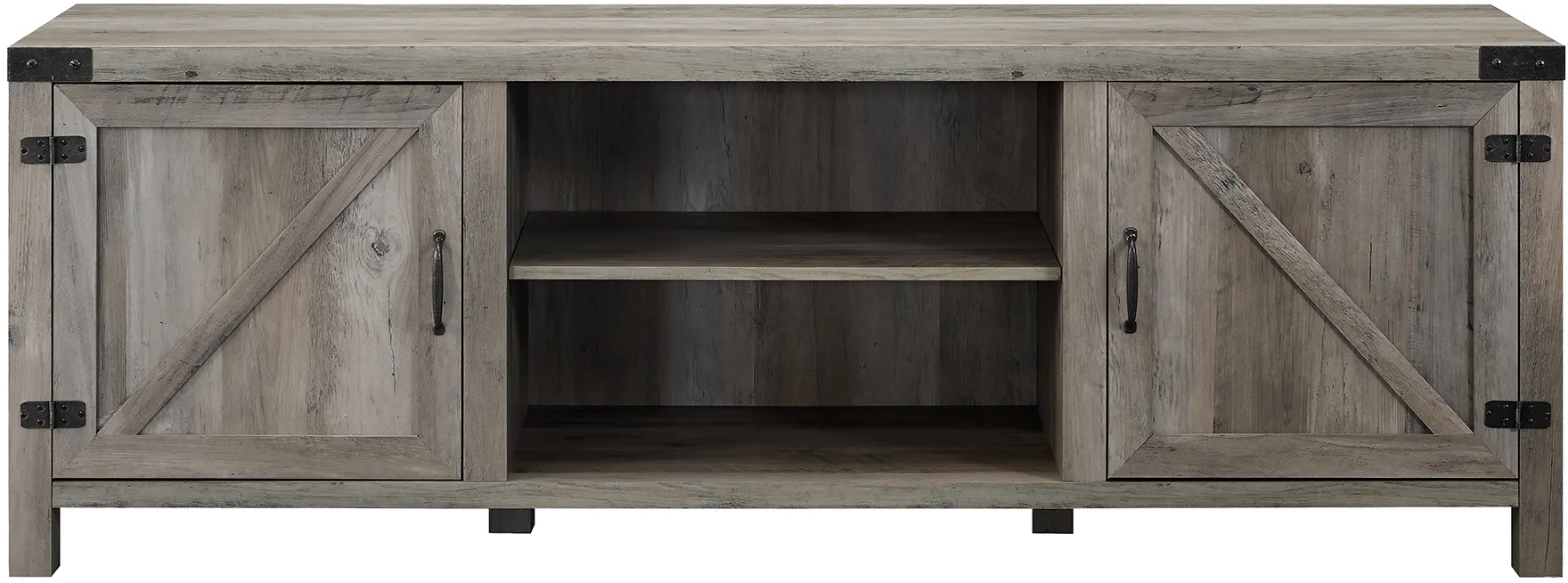 W70BDSDGW Cameron Gray Wash 70 Inch Farmhouse TV Stand - Walker Edison-3