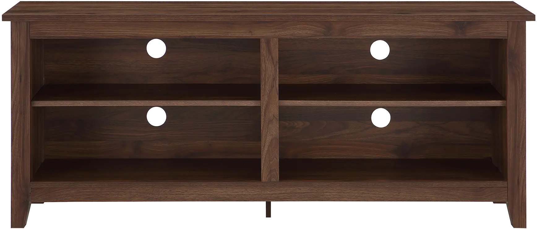 W58CSPDW 58 Inch Rustic Wood TV Stand - Walker Edison-1