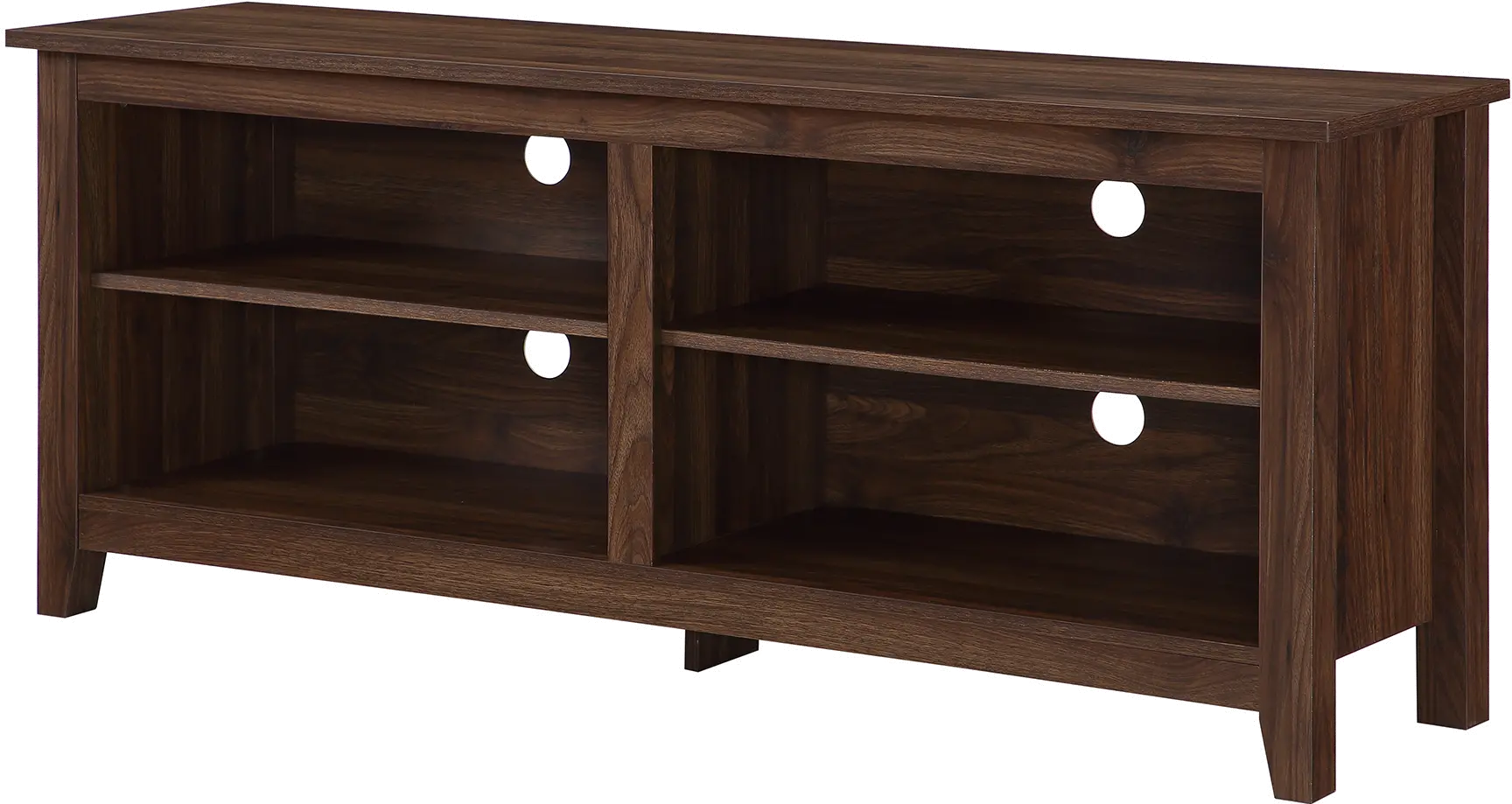 W58CSPDW 58 Inch Rustic Wood TV Stand - Walker Edison-3